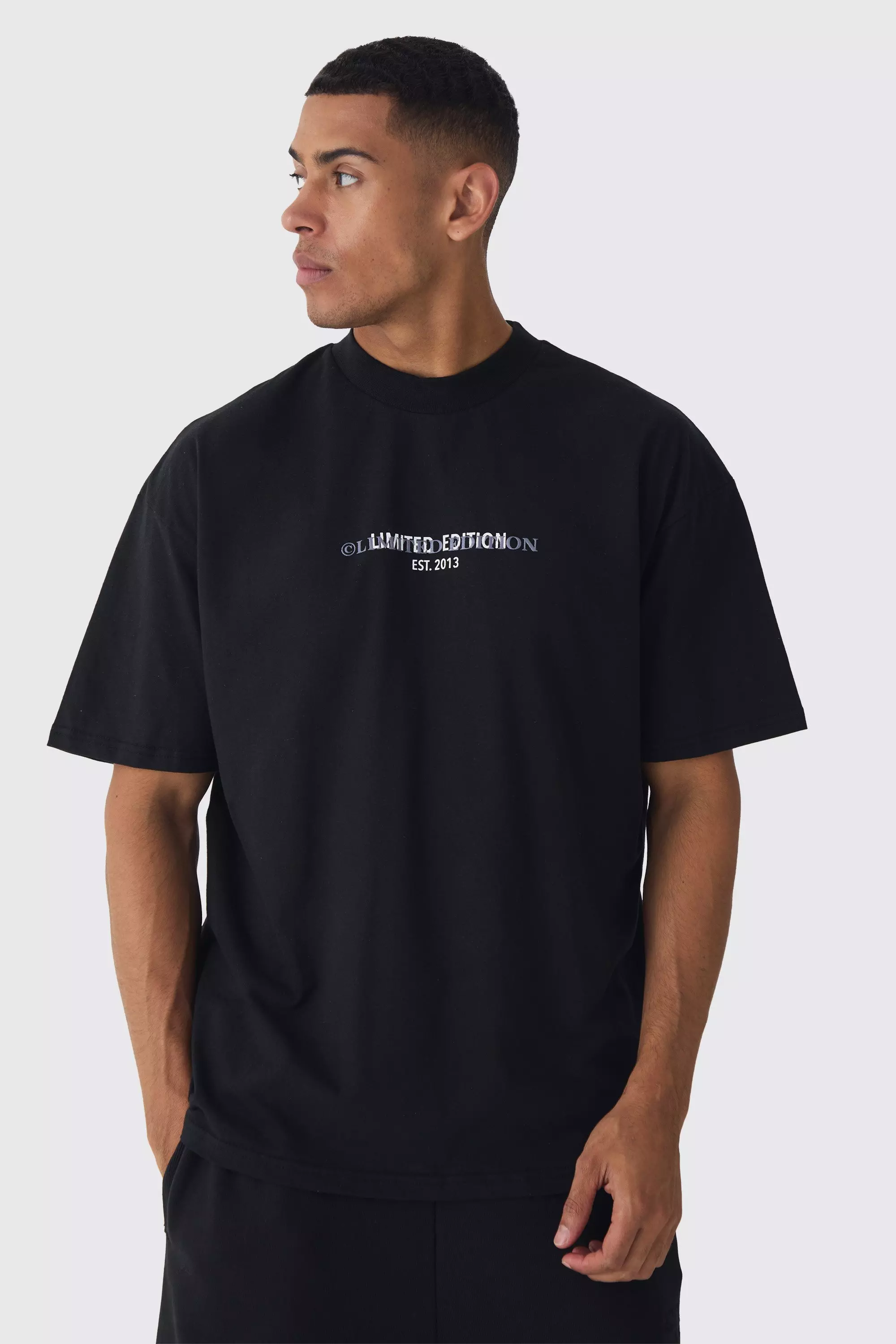 Black Oversized Limited Edition Heavyweight T-shirt