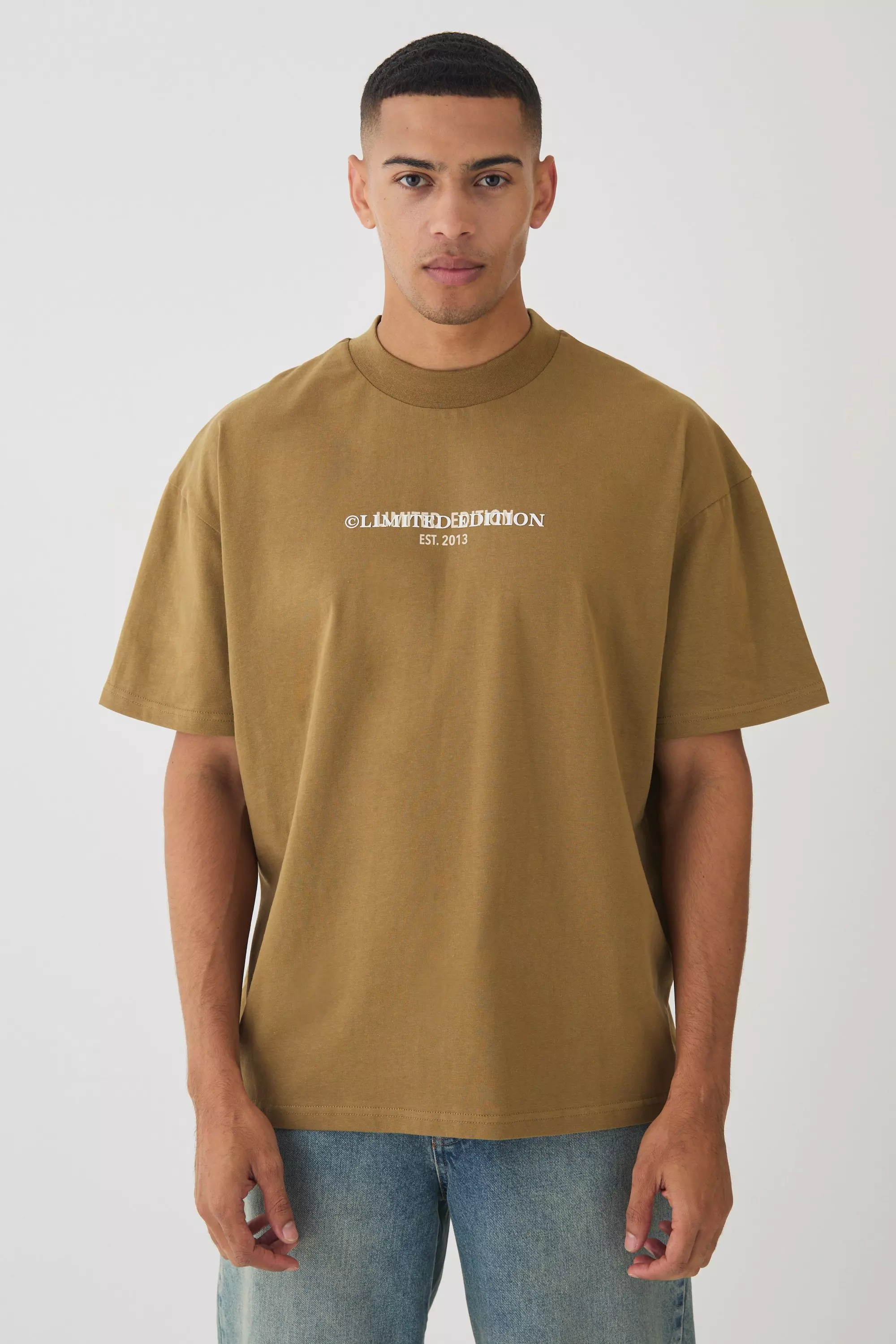 Oversized Limited Edition Heavyweight T-shirt tobacco