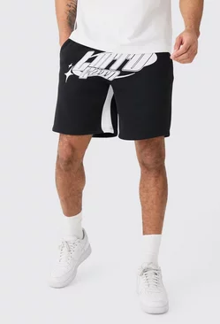 Relaxed Limited Edition Gusset Shorts Black