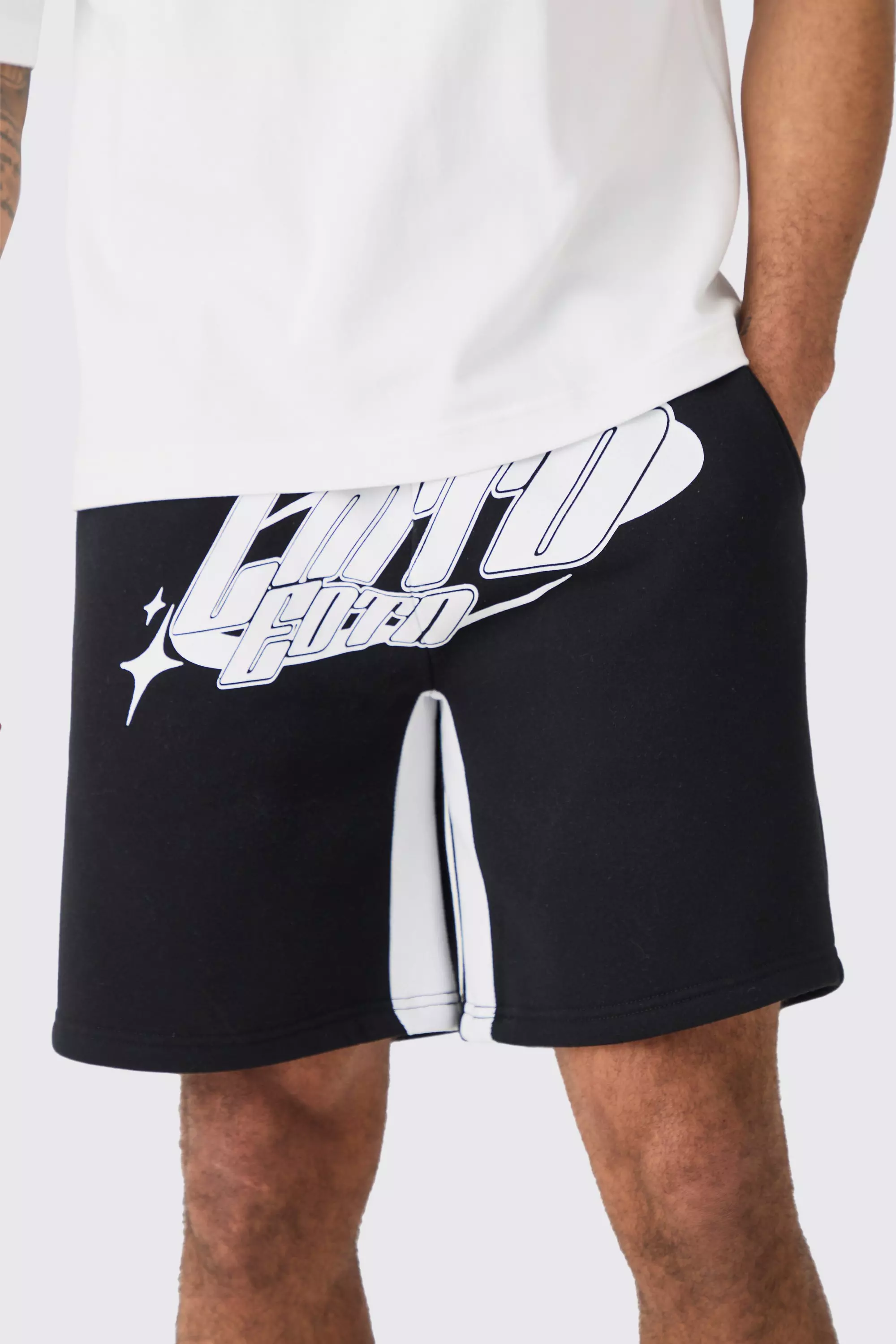 Short large à soufflet - Limited Edition, Black autre image