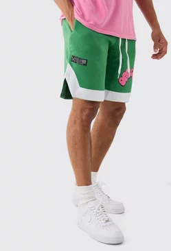 Official Shoe Lace Basketball Shorts Forest