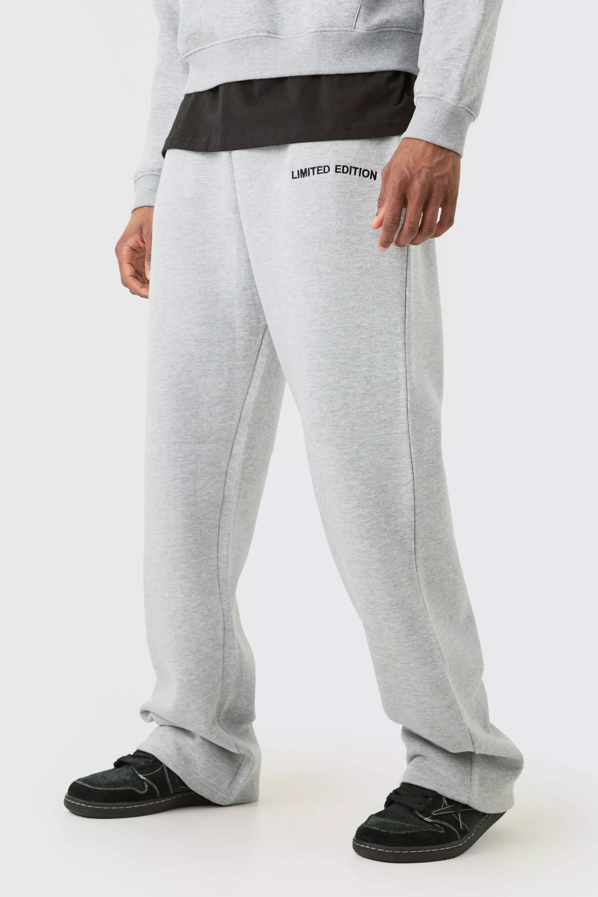 Grey marl Tall Relaxed Fit Limited Joggers alternative image
