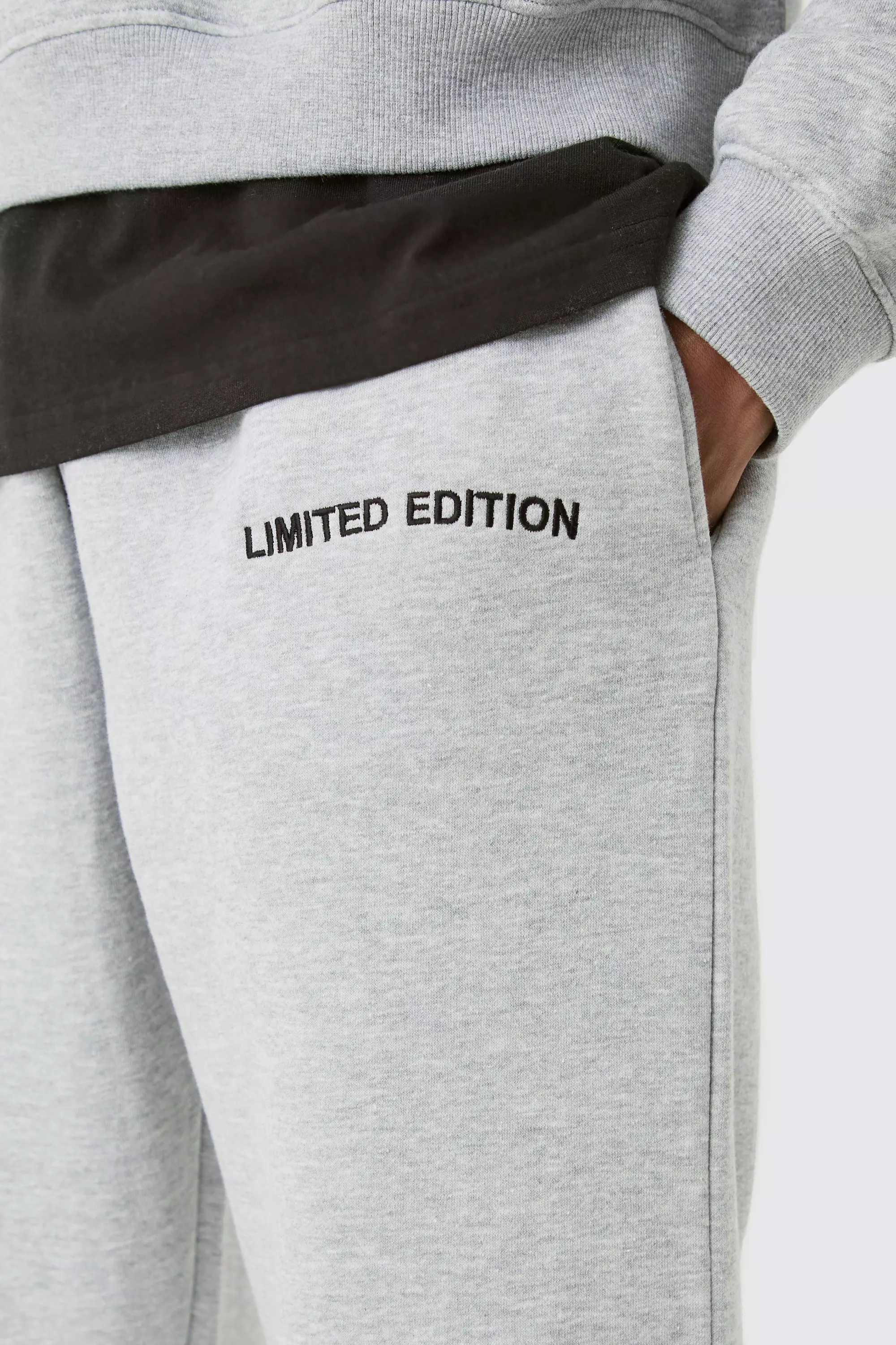 Grey marl Tall Relaxed Fit Limited Joggers alternative image