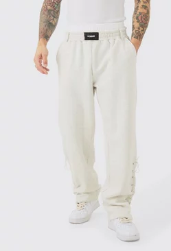 Relaxed Double Waistband Jogger Ash grey