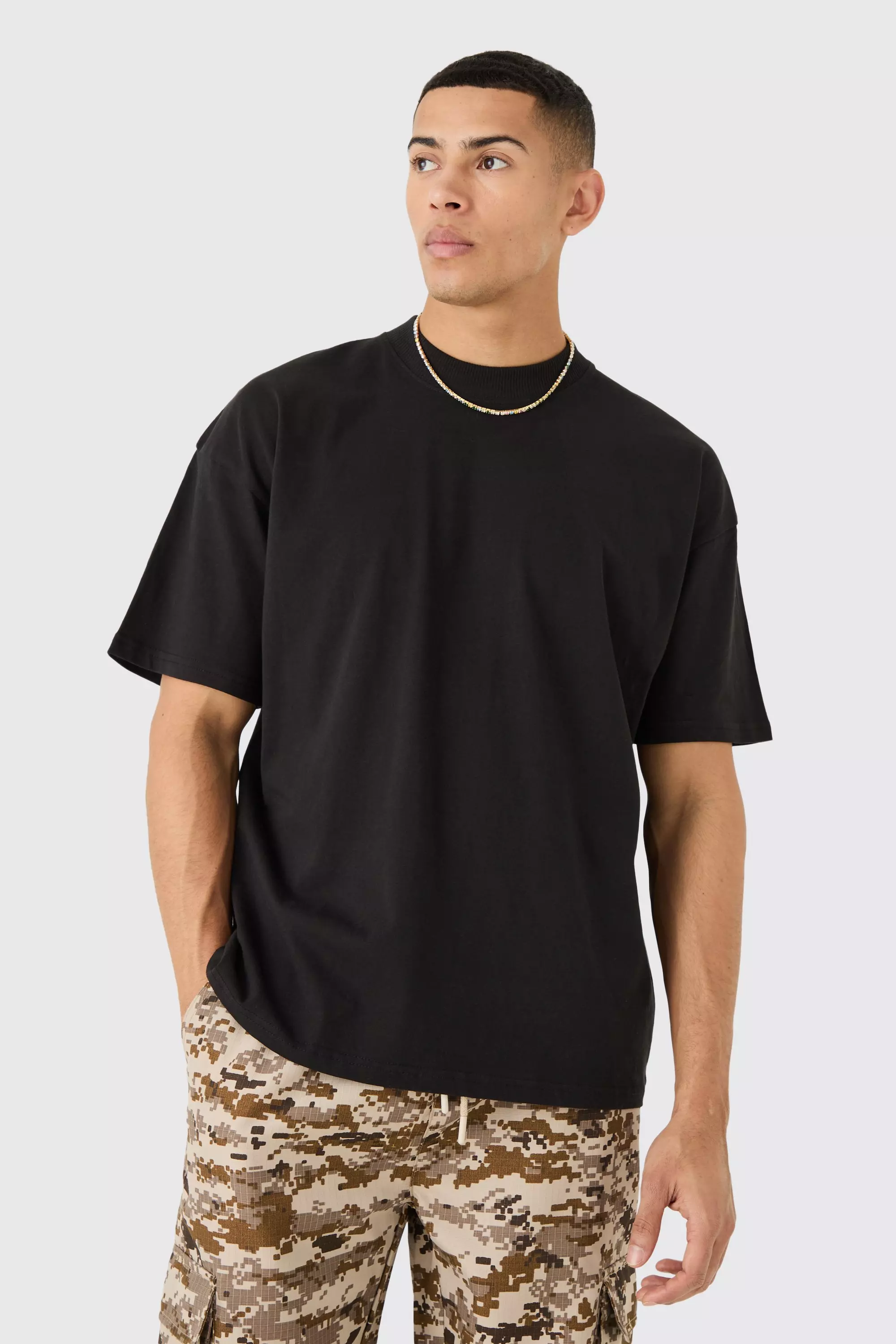 T-shirt oversize à imprimé chien, Black autre image