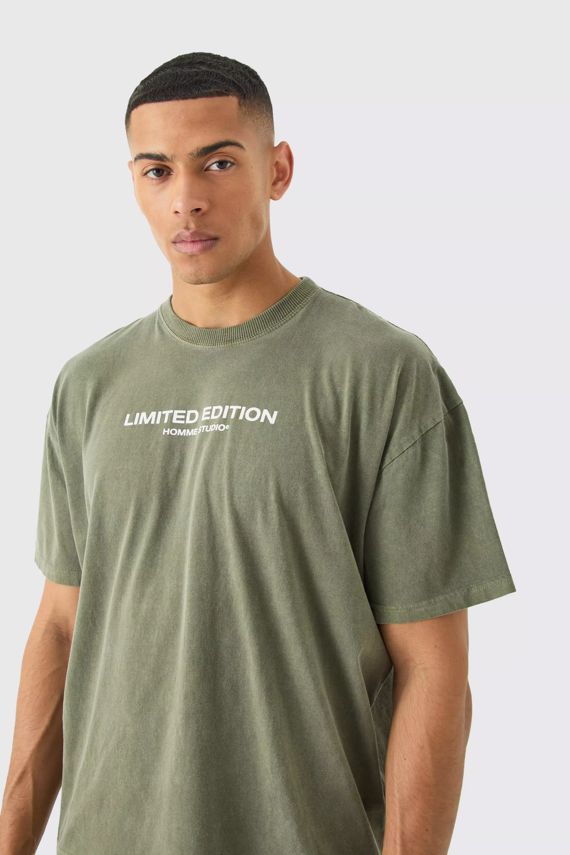 Oversized Overdye Limited Edition T-shirt Khaki