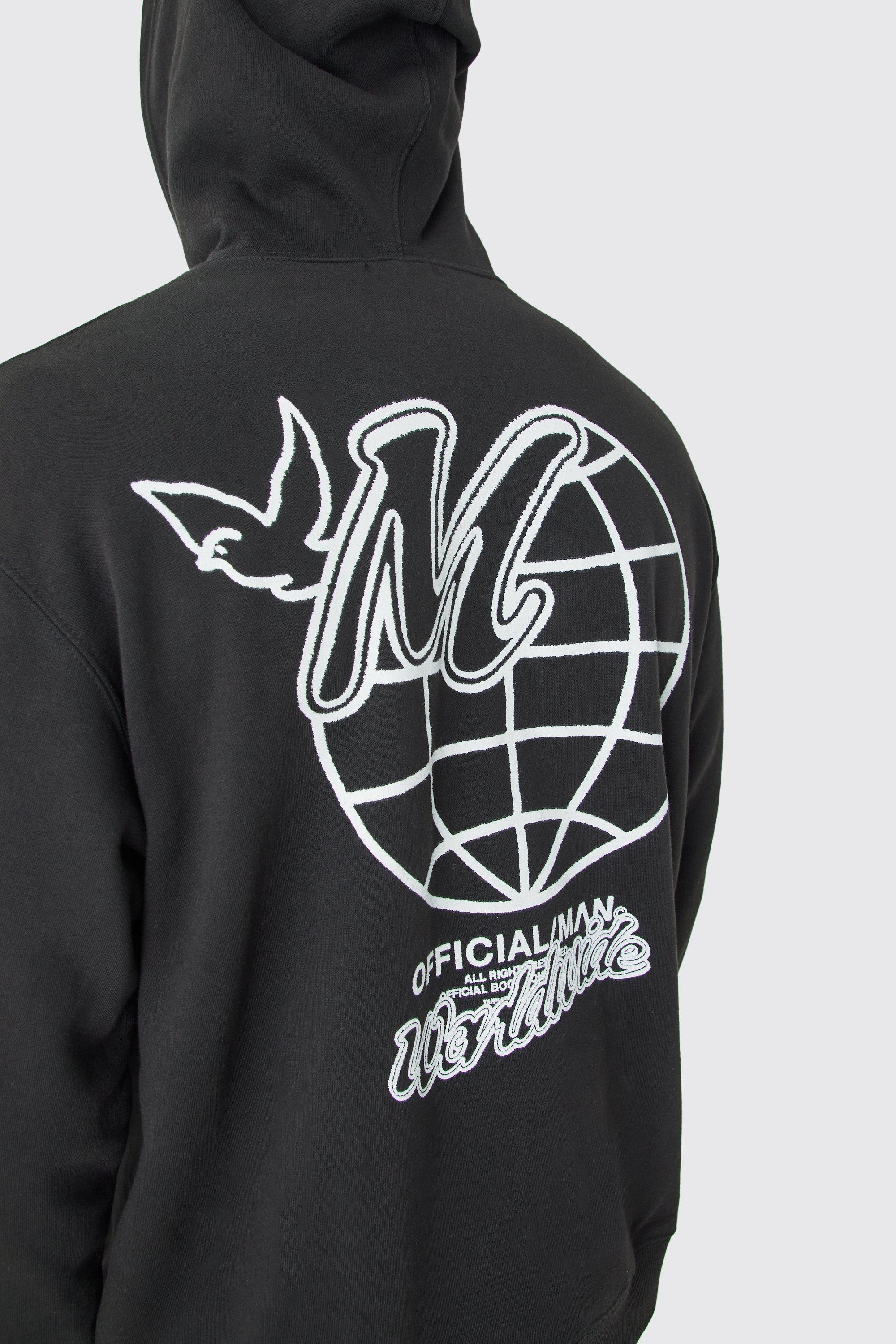 Oversized M Graphic Hoodie