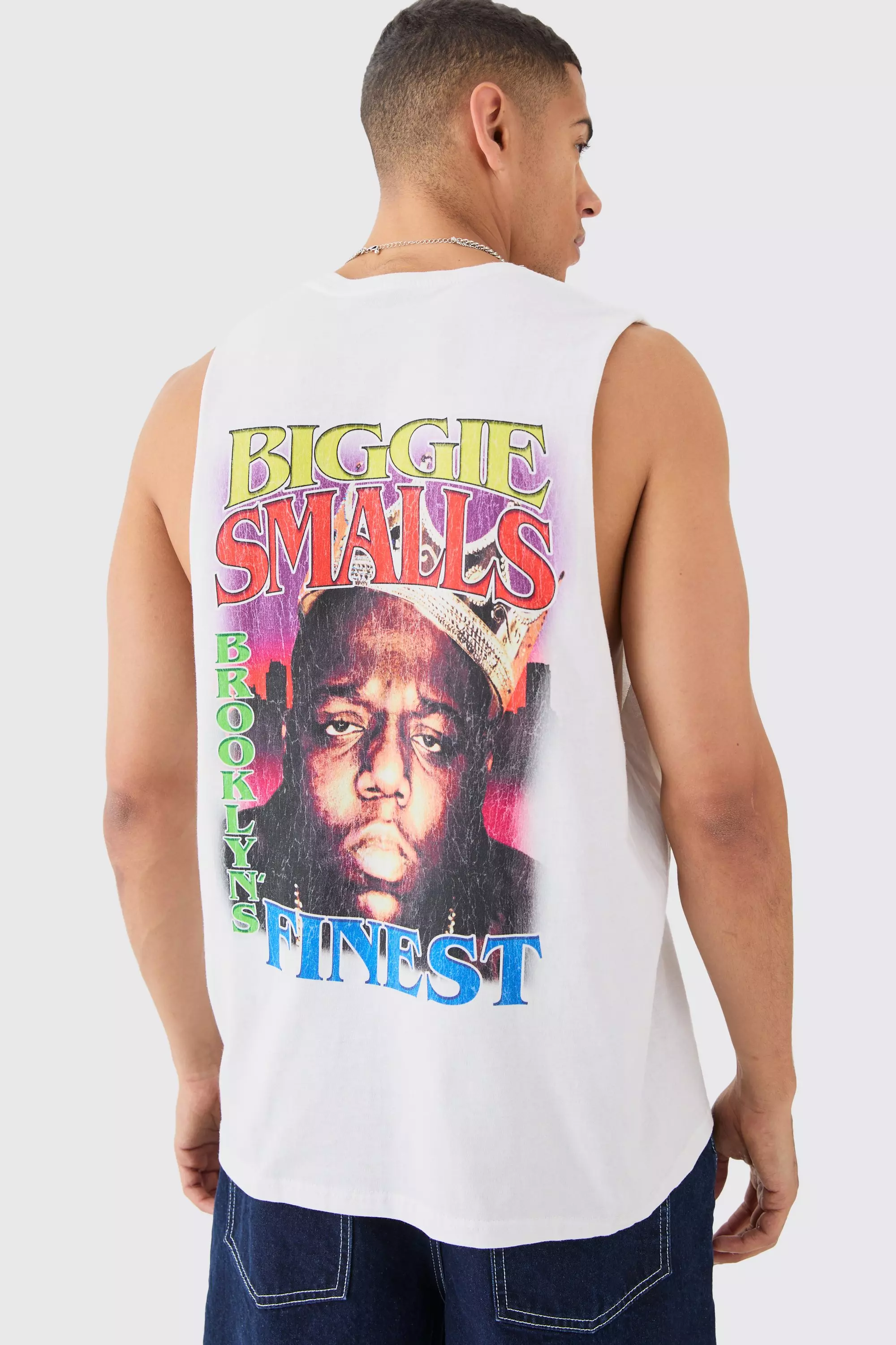 Biggie Smalls License Tank White