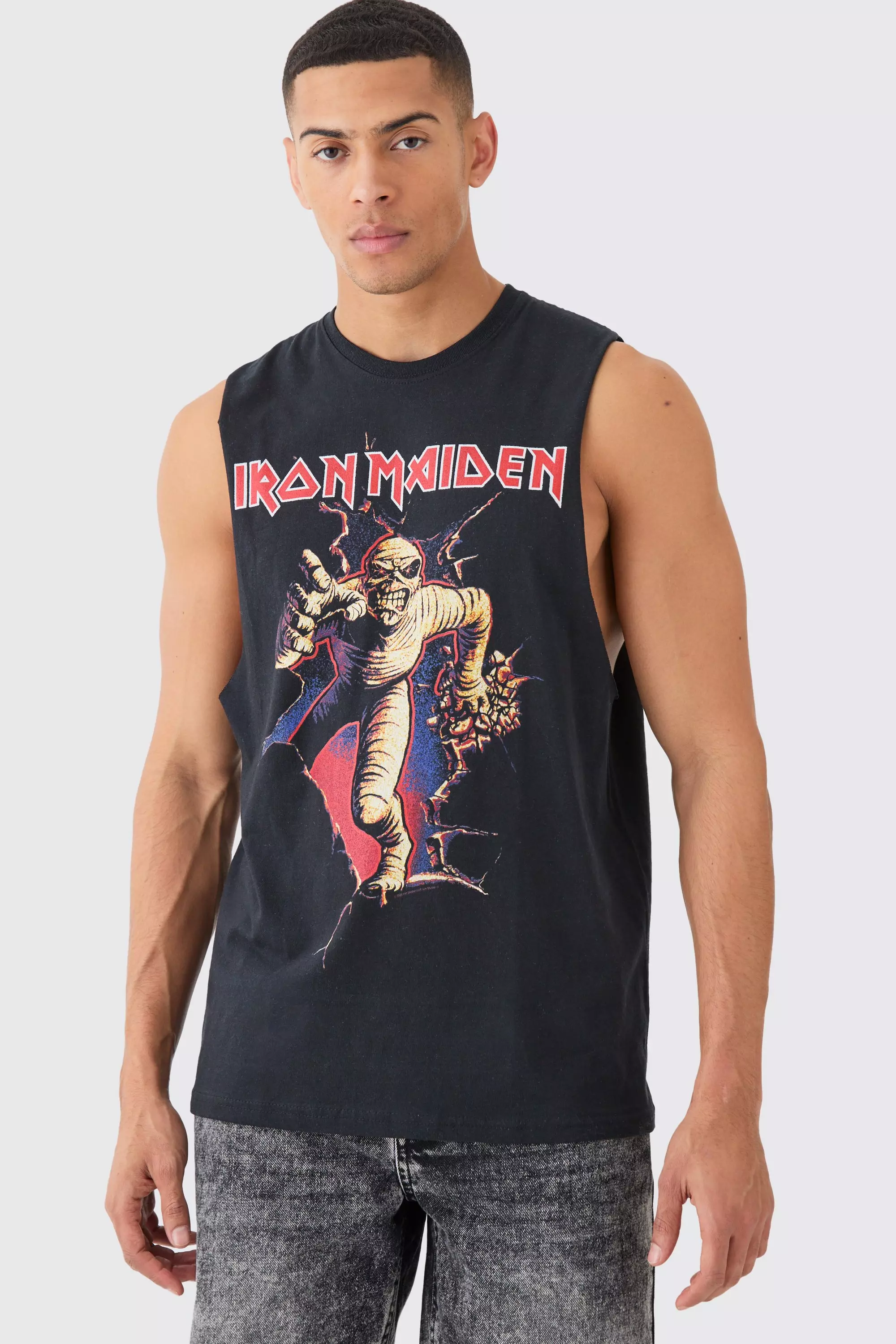 Iron Maiden License Tank Black