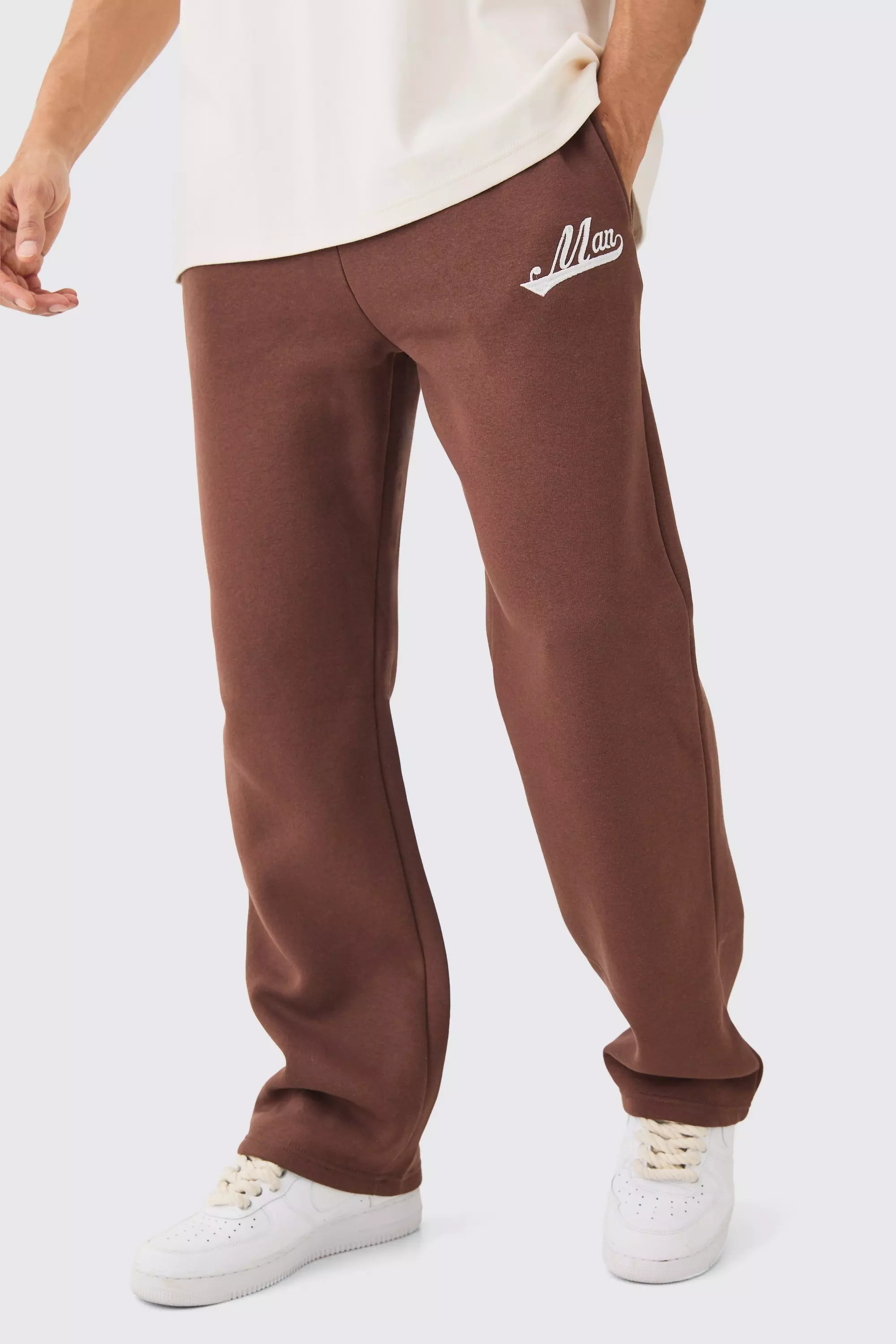 Man Relaxed Fit Jogger Chocolate