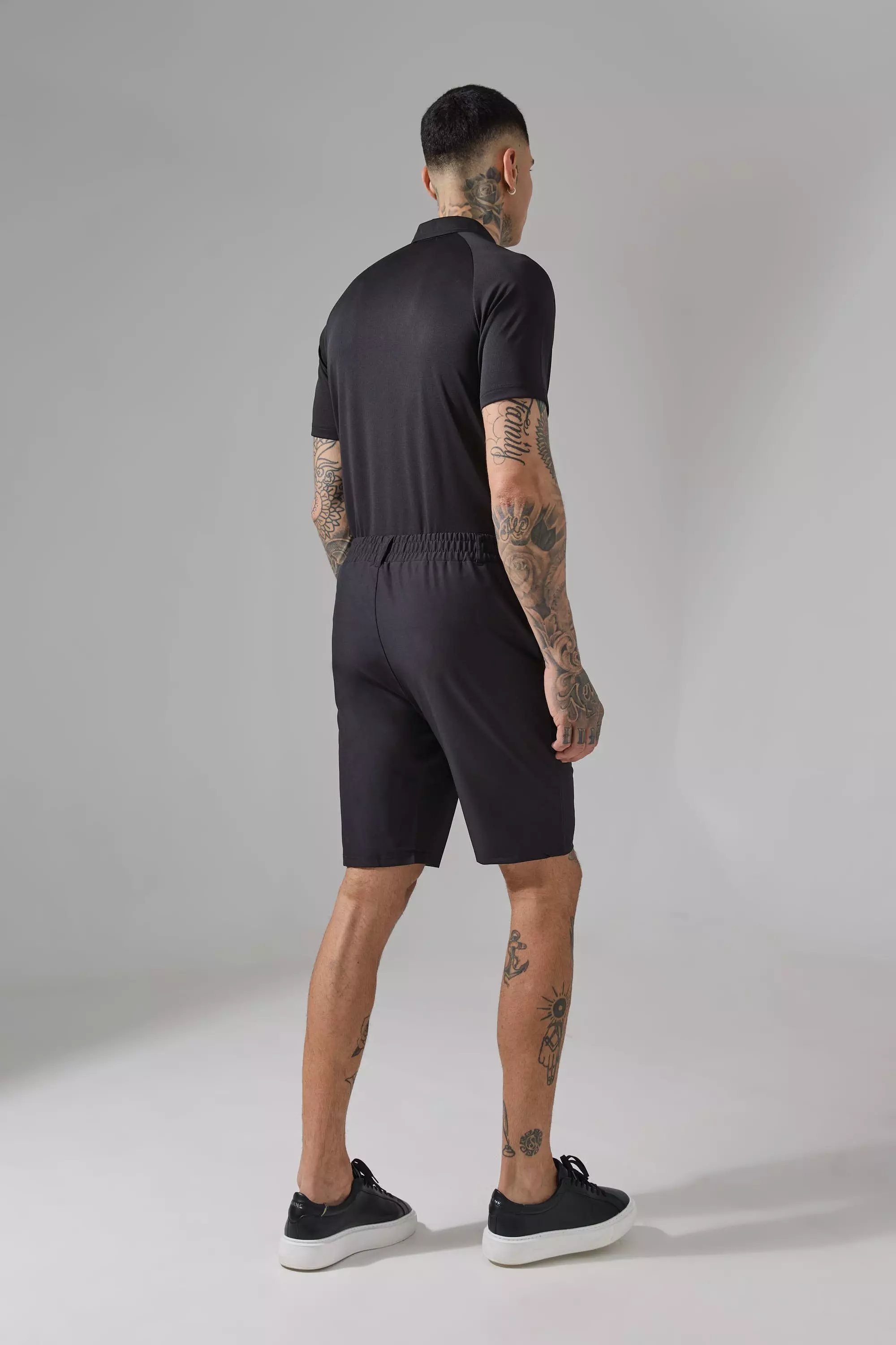 Black Tall Man Active 10inch Golf Short alternative image