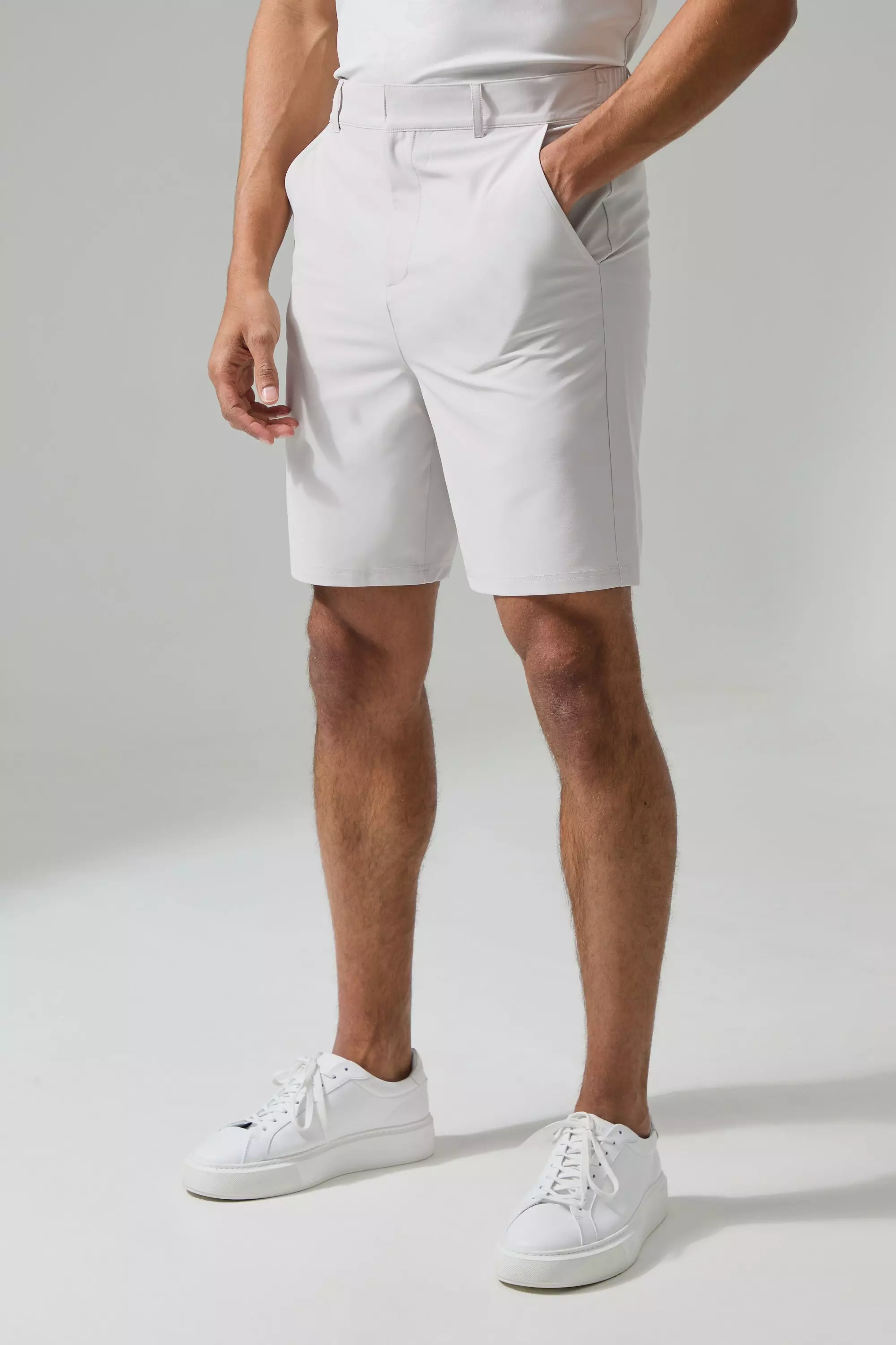 Light grey Man Active Golf 8.5inch Short alternative image