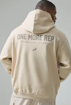 Plus Active One More Rep Hoodie Sand