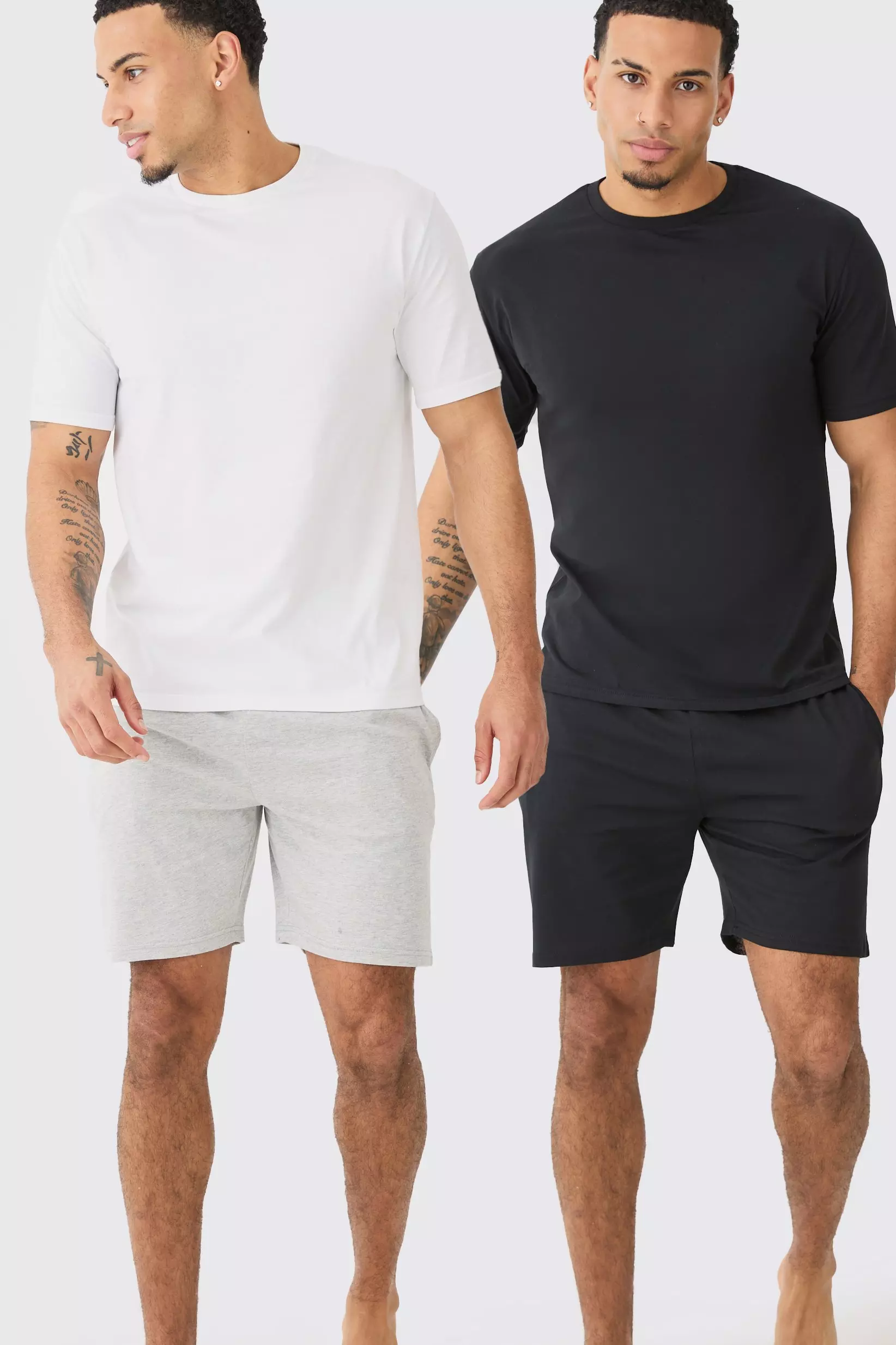Multi 2 Pack T-shirt & Short Lounge Set alternative image