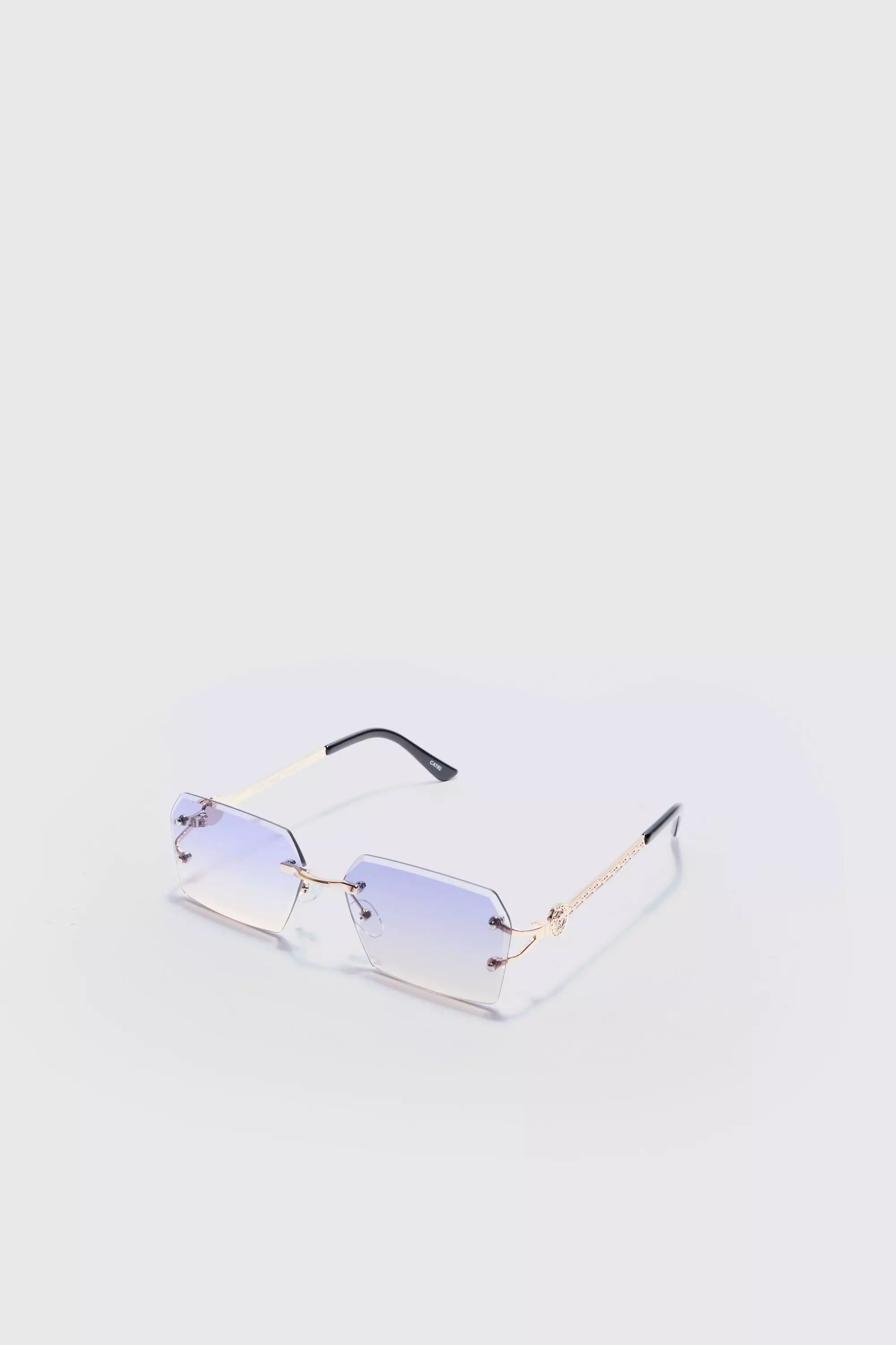 Lunettes de soleil à monture violette, Purple autre image