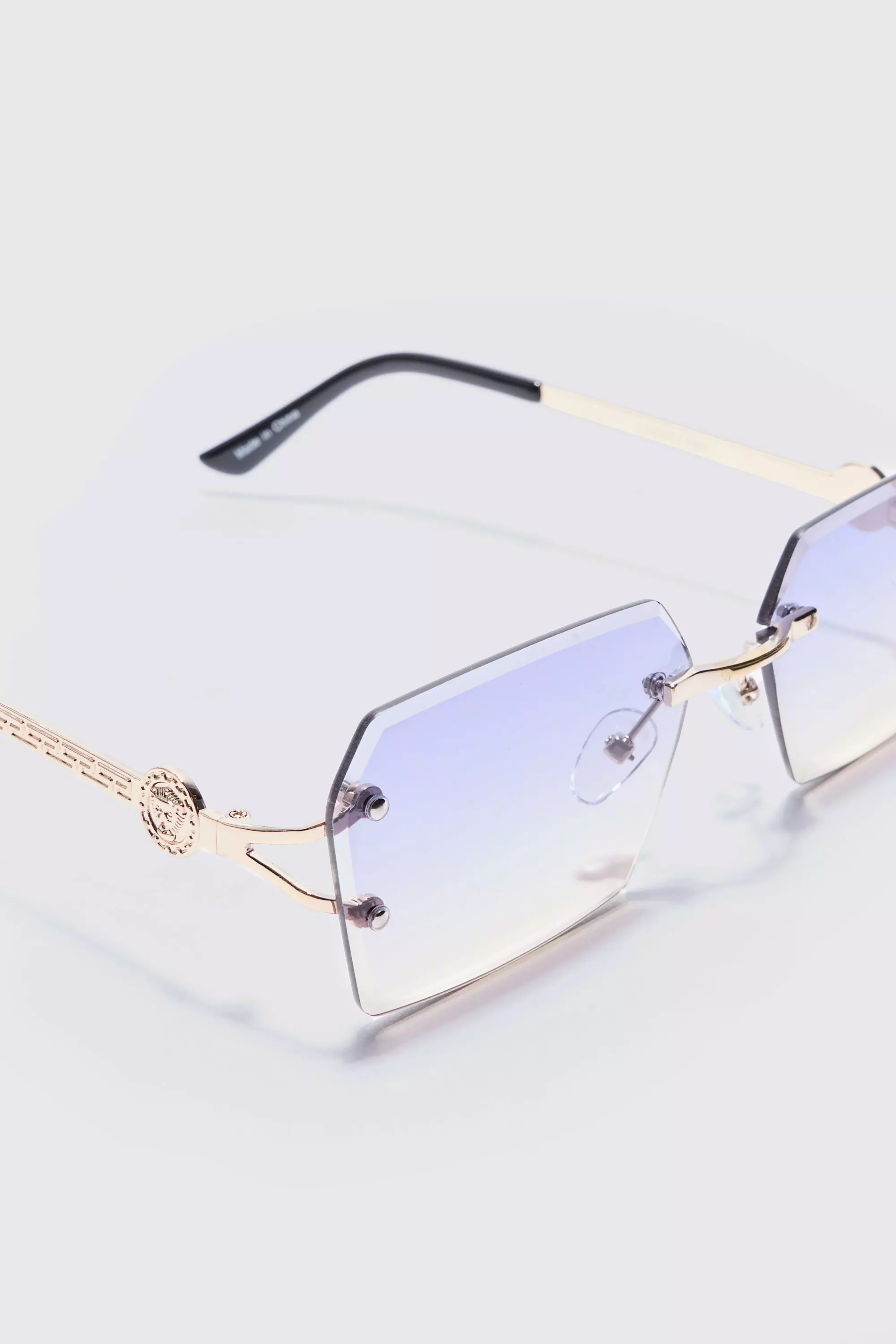 Lunettes de soleil à monture violette, Purple autre image