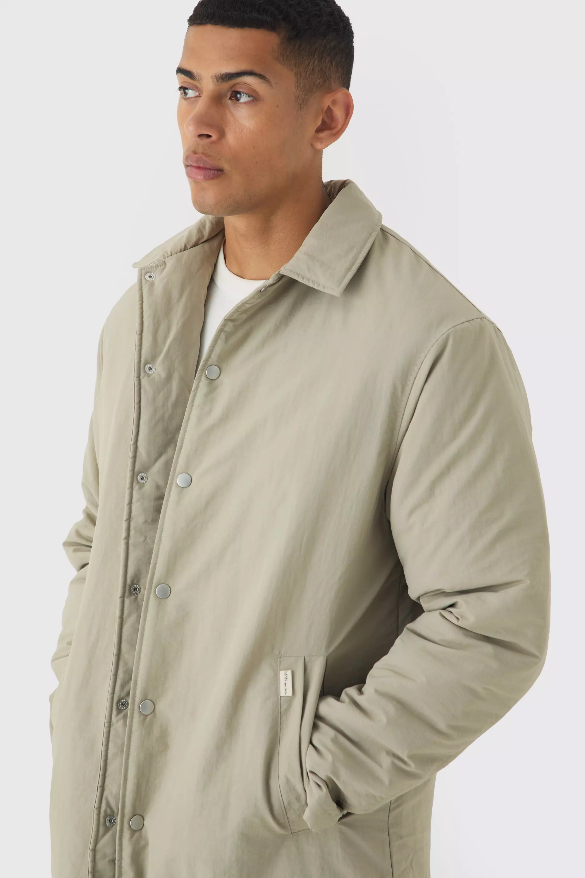 Imperméable long texturé - MAN, Sand autre image