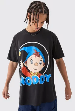 Oversized Noddy License T-shirt Black