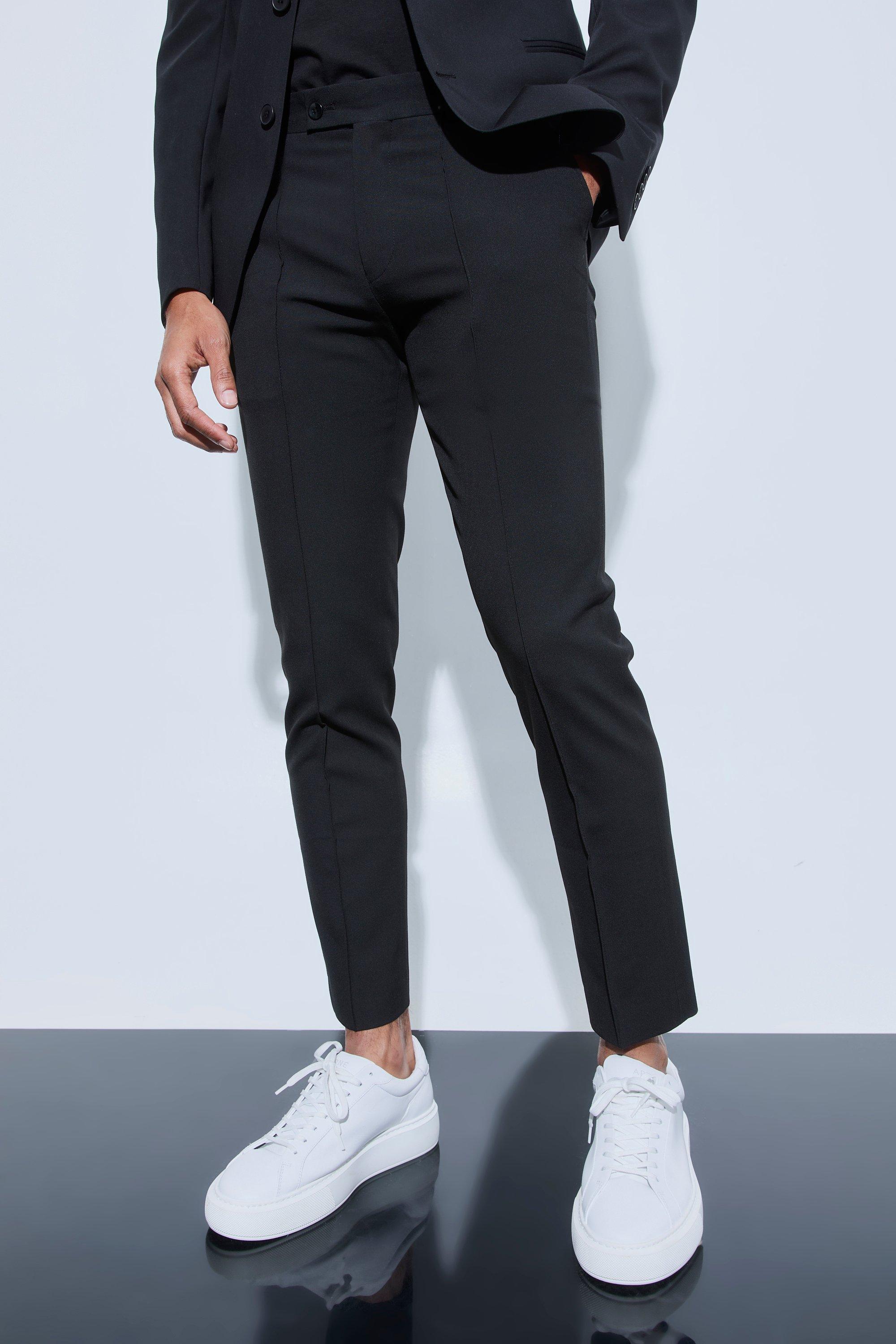 Black Korte Skinny Fit Pantalons