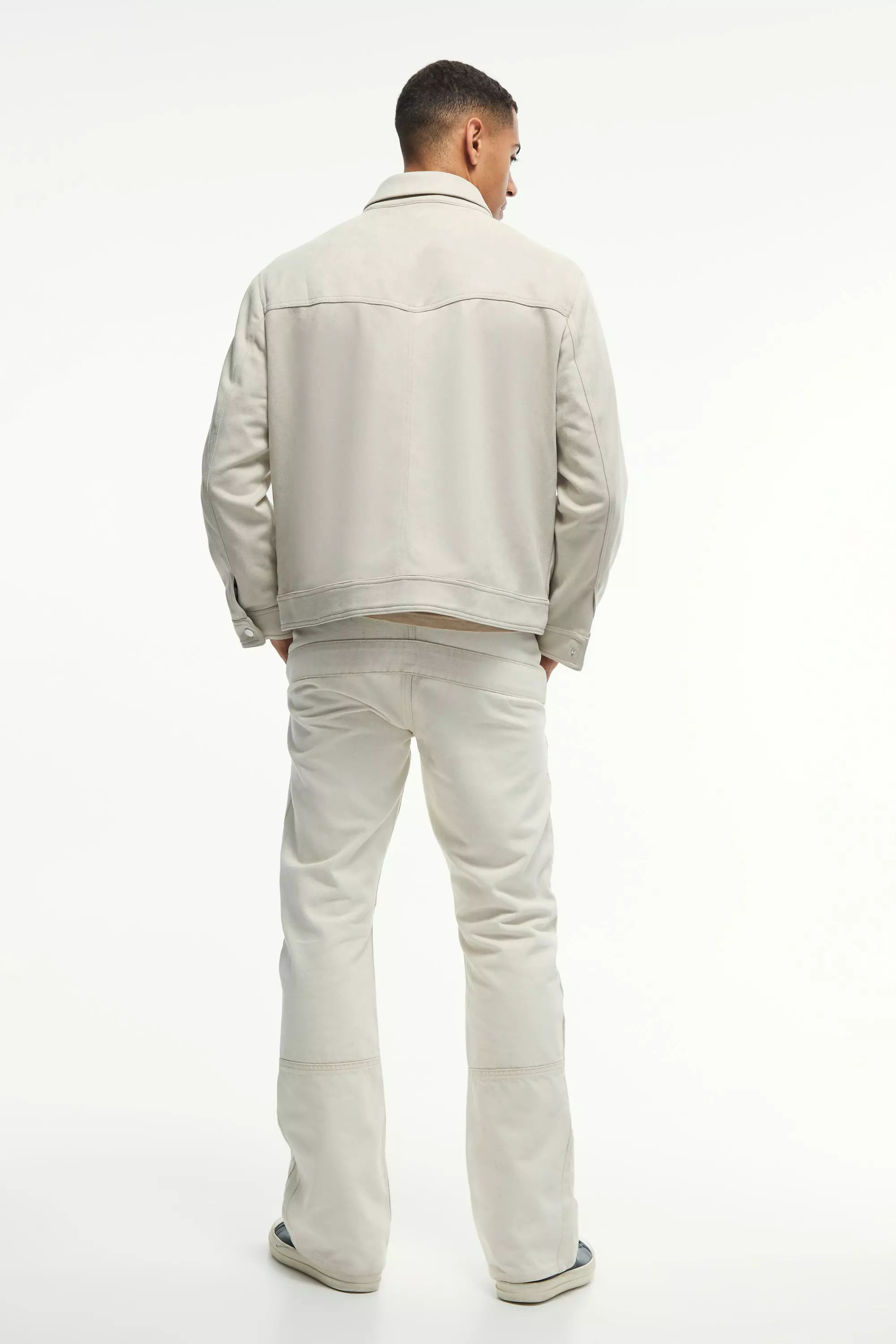 Harrington-Jacke aus Wildleder-Imitat, Stone alternatives Bild