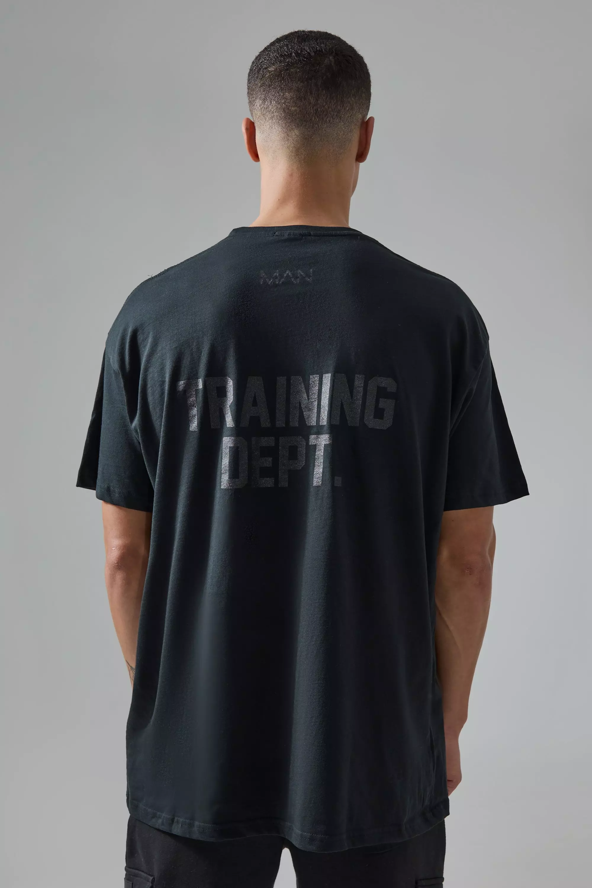 Active Training Dept Oversized Tshirt Black