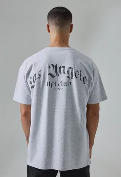Grey Man Active Oversized La Lift Club T-shirt