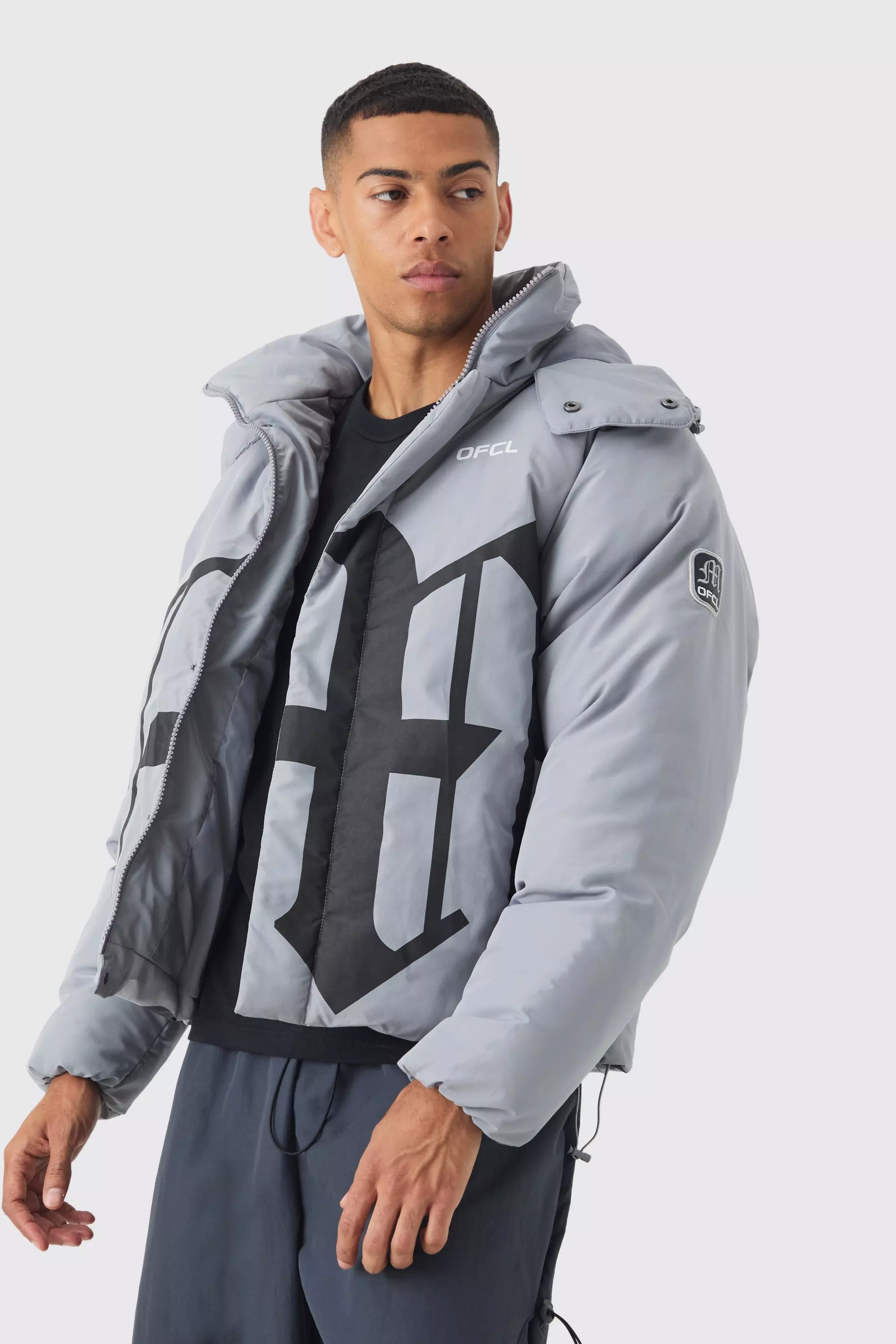 M filled hood jacket on sale