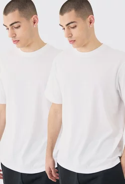 White 2 Pack Basic T-shirt