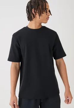 Core Waffle T-shirt Black