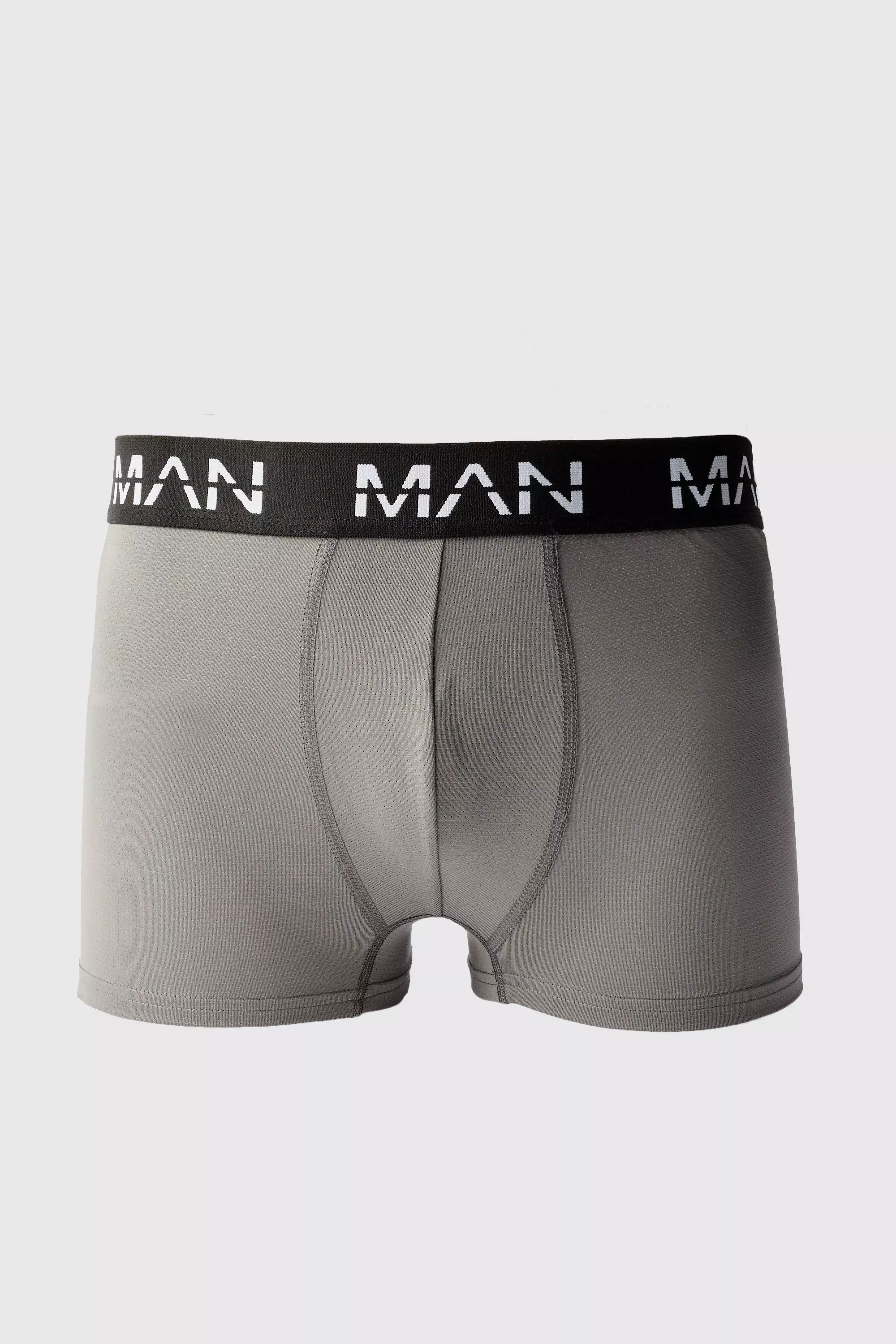 Man Active Performance Boxershorts, Grey alternatives Bild