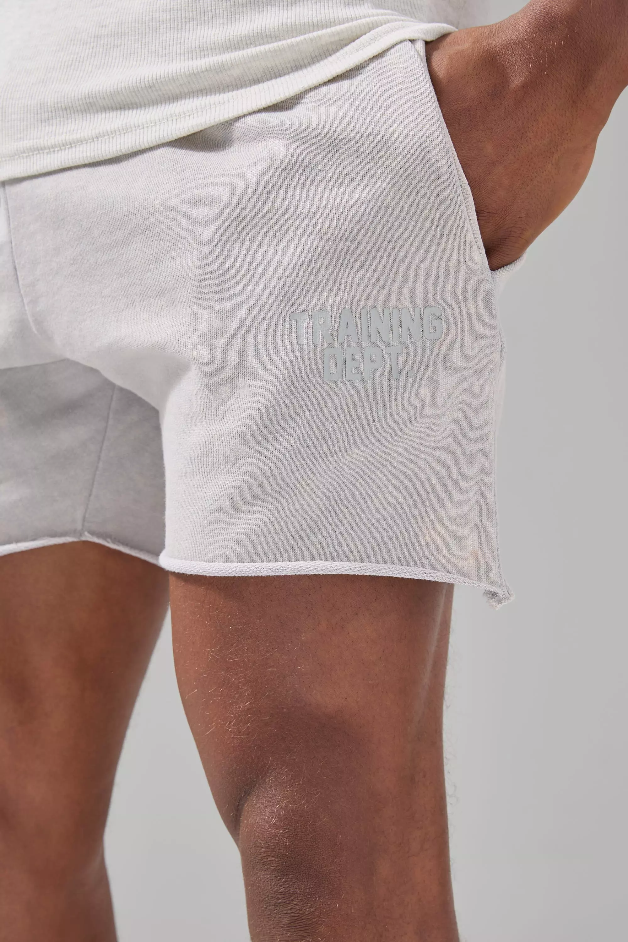 Grey Active Training Dept Washed 5inch Short alternative image