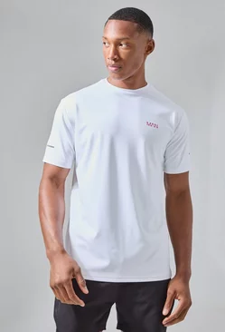 White Man Active Performance T-shirt