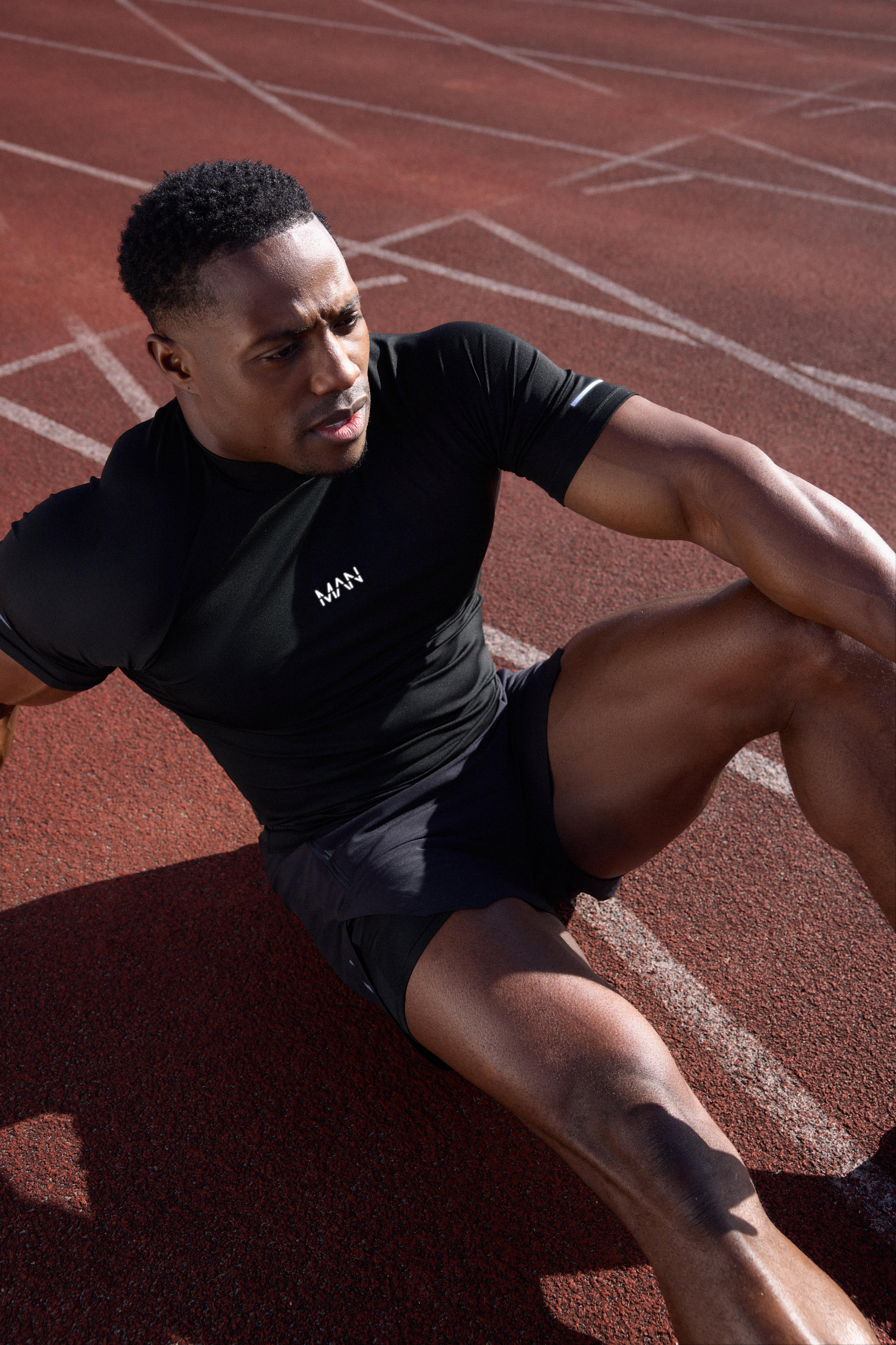 Man Active Compression T-shirt | boohooMAN USA