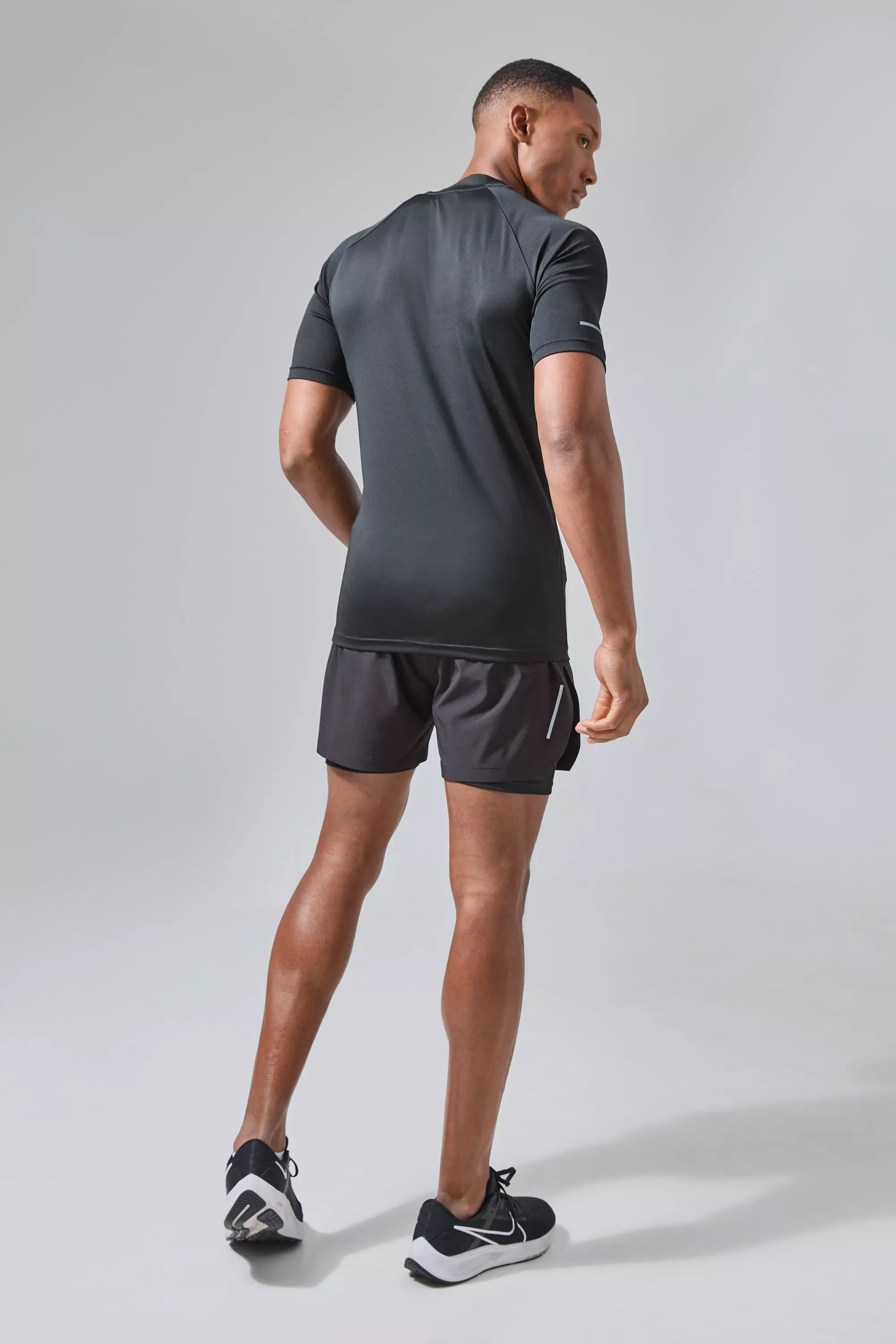 Black Man Active Compression T-shirt alternative image