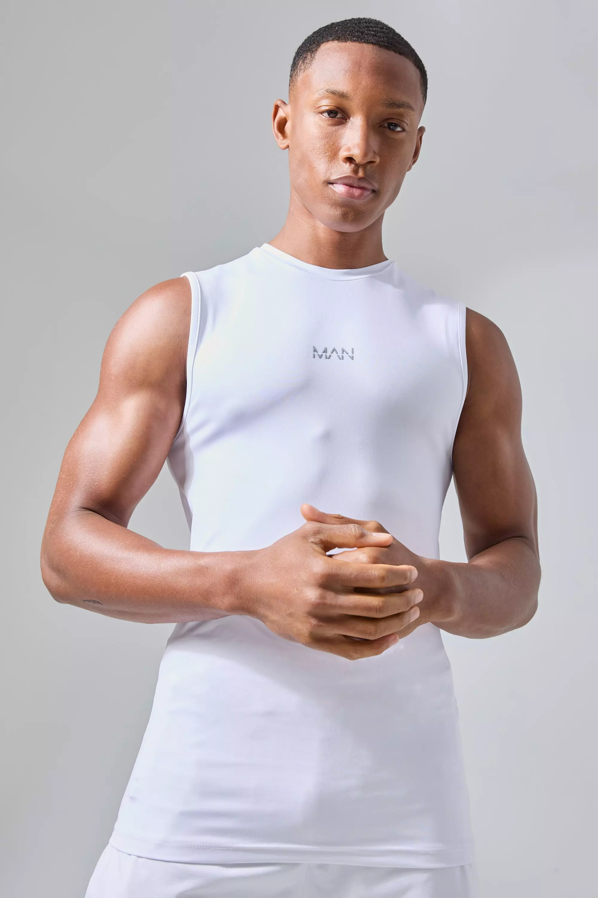 Man Active Compression Tank White