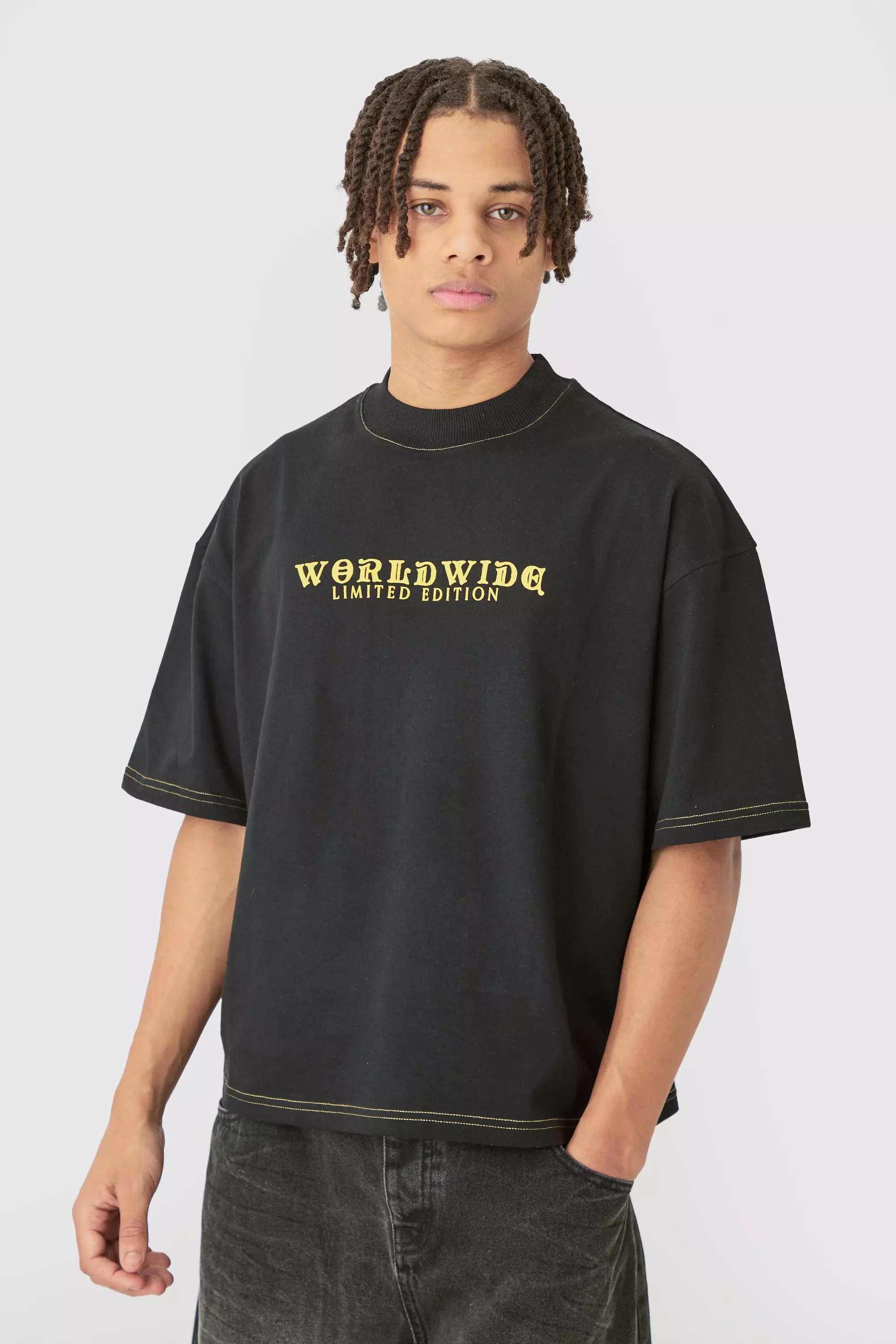 【関税・送料込】Bandanna contrast lettering batwing t-shirts edc9fe7896db163f38dbb3a5e5cfee