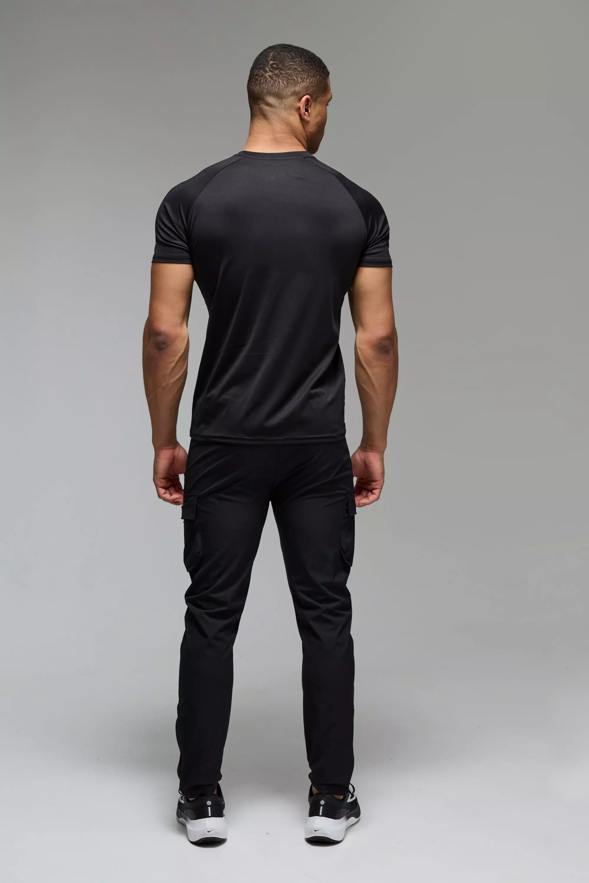 Jogging de sport cargo - MAN Active, Black autre image