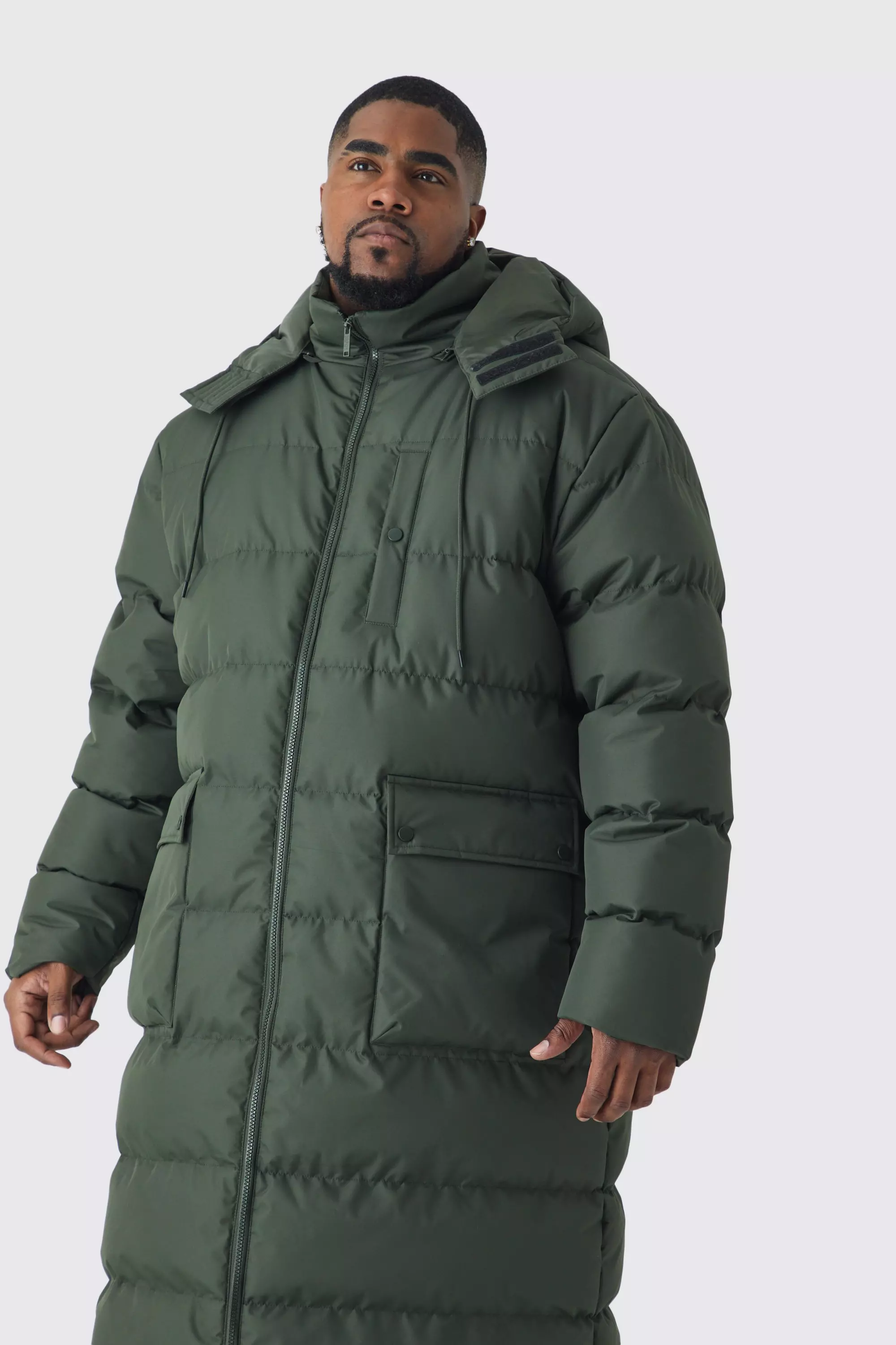 Boohooman longline jacket on sale