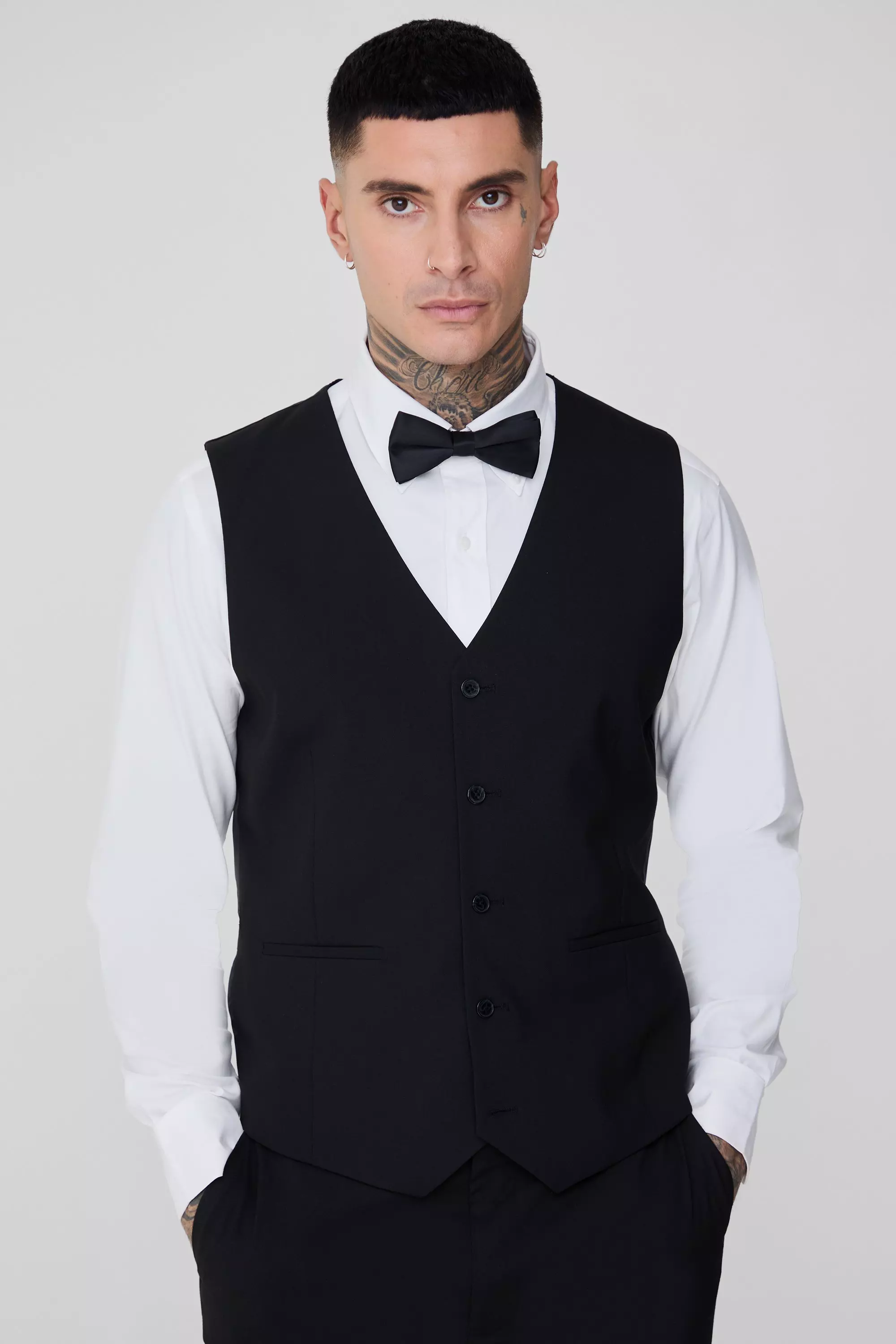 Tall Essential Slim Fit Suit in Black alternative image