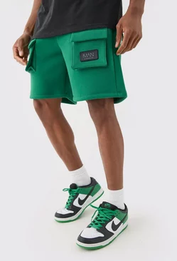 Relaxed Cargo Tab Short Green