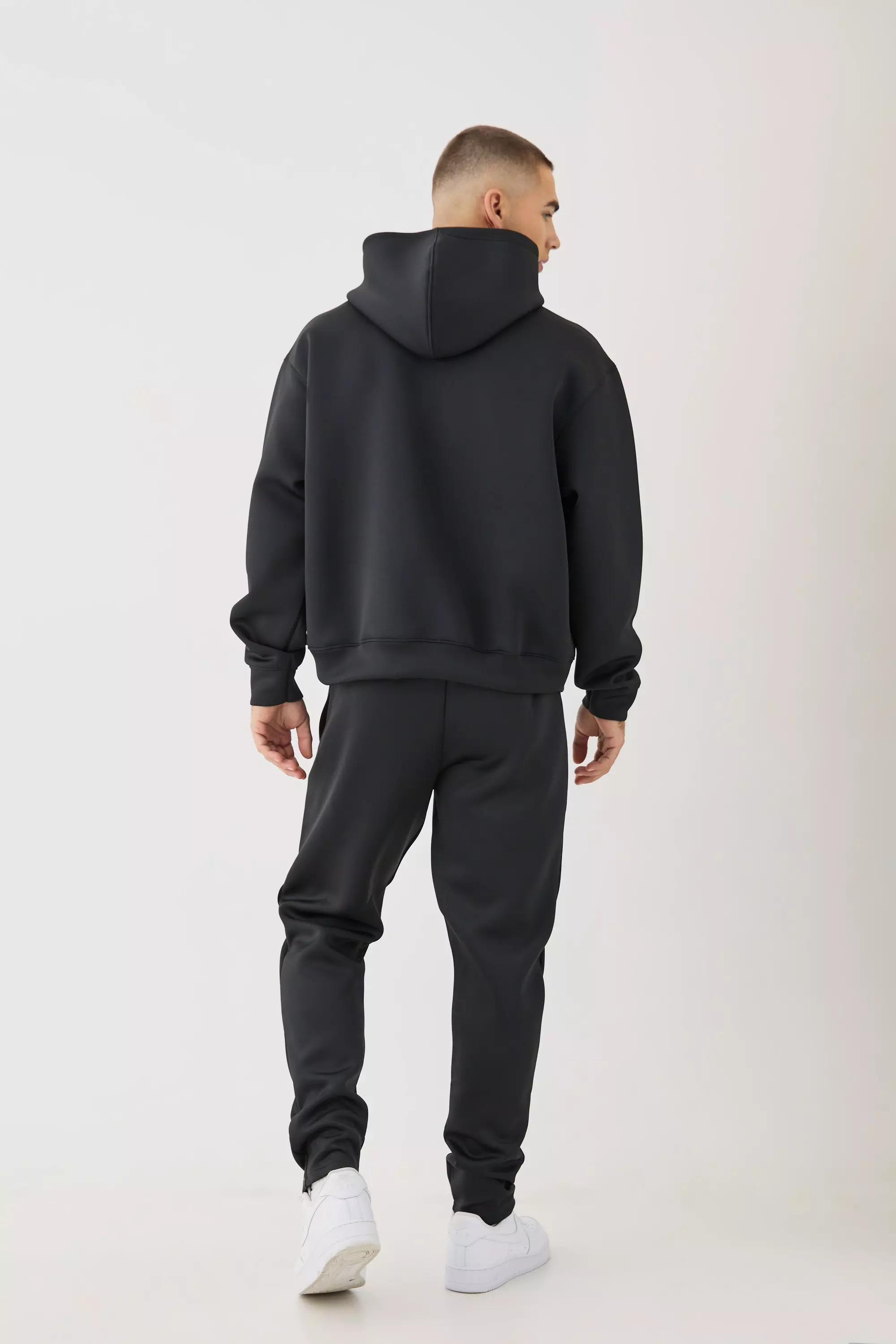 boohoo BOXY TOWELLING スウェット & ショート トラックスーツ boohoo BOXY TOWELLING スウェット & ショート トラックスーツ