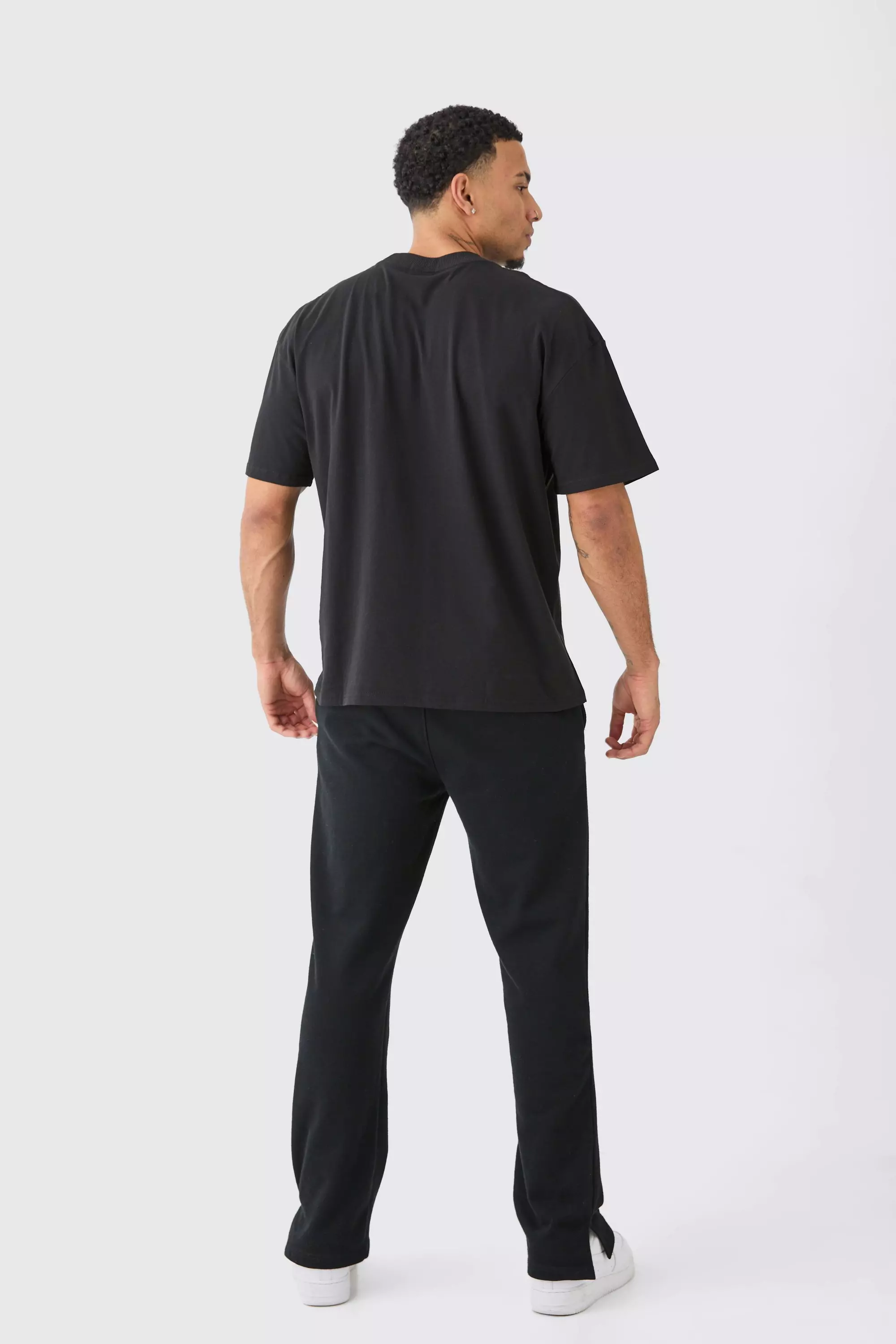 Oversized Floral Mask T-shirt | boohooMAN UK