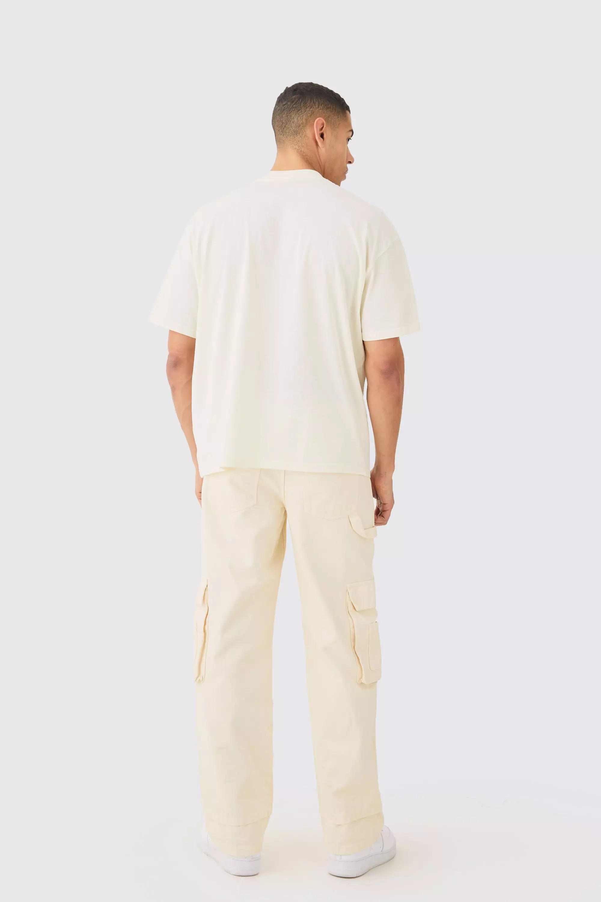 Ecru Oversized Puff Print Official Moto T-shirt alternative image