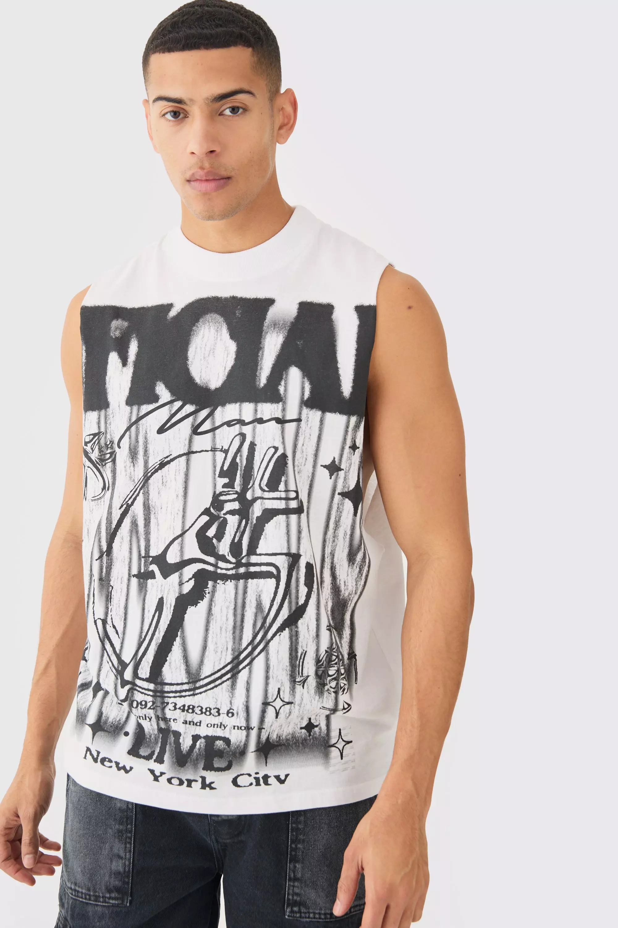 Oversized Large Scale Official Print Tank White