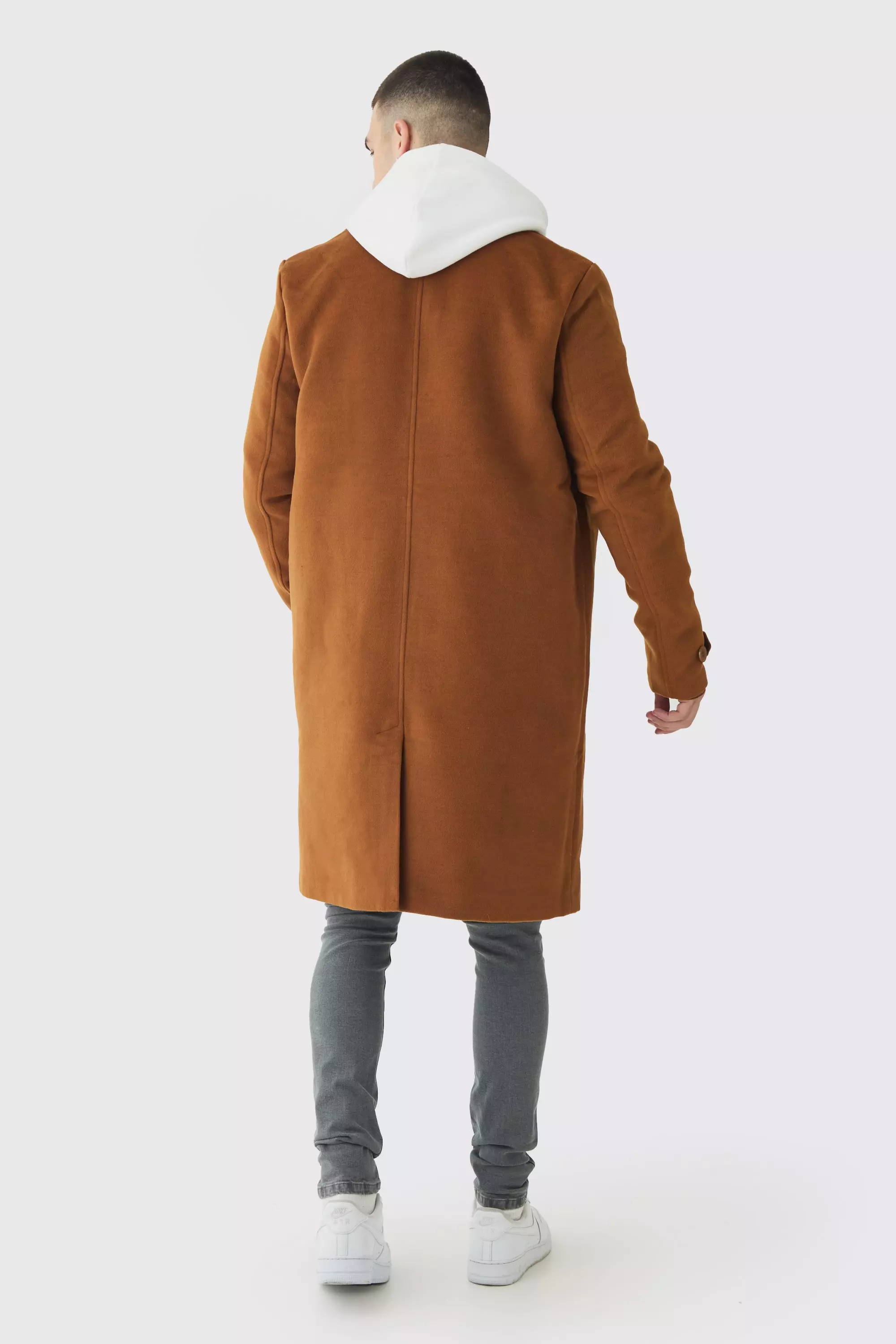 Tall - Manteau droit sans manches, Tan autre image