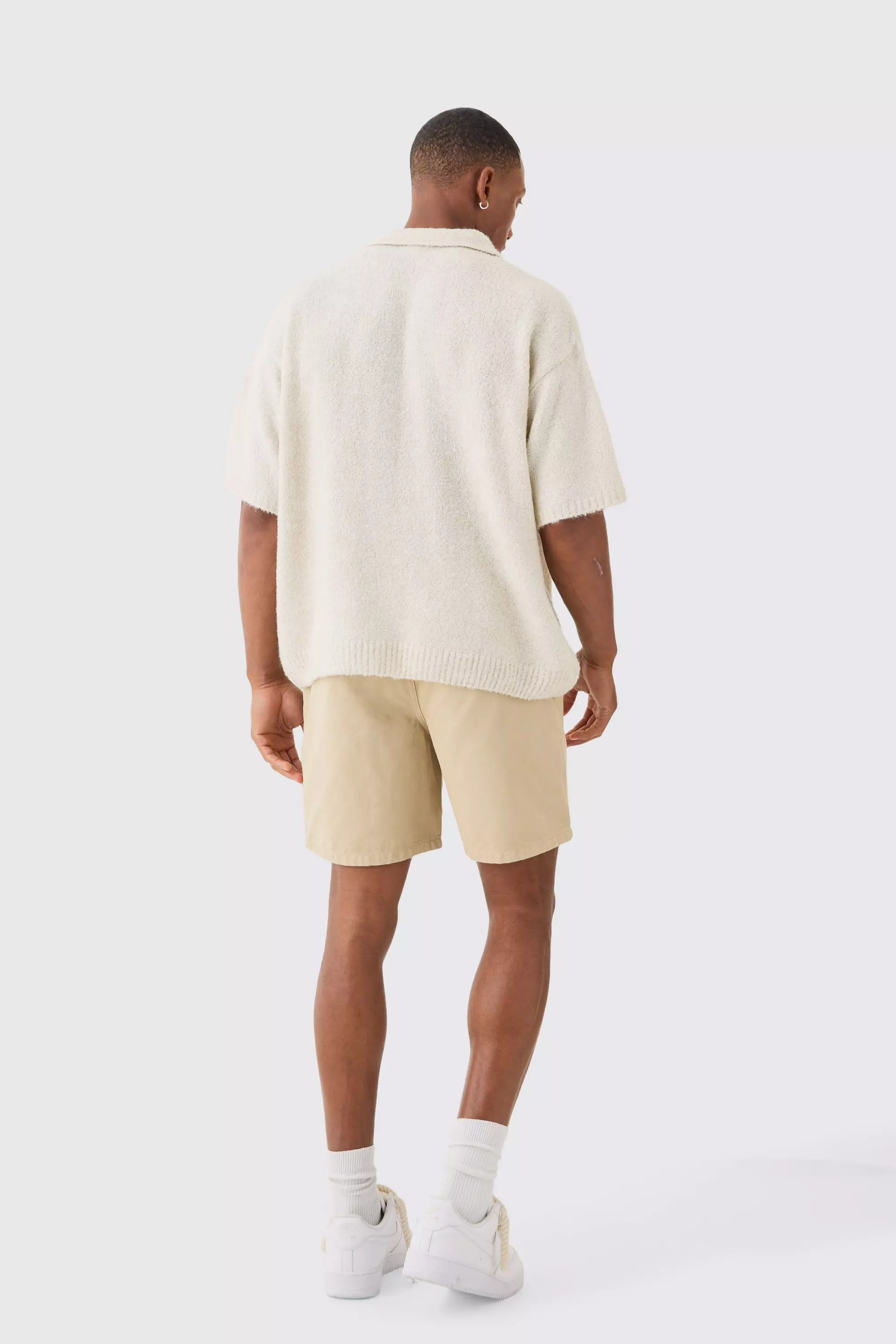 Stone Korte Baggy Shorts Met Elastische Taille alternatieve afbeelding
