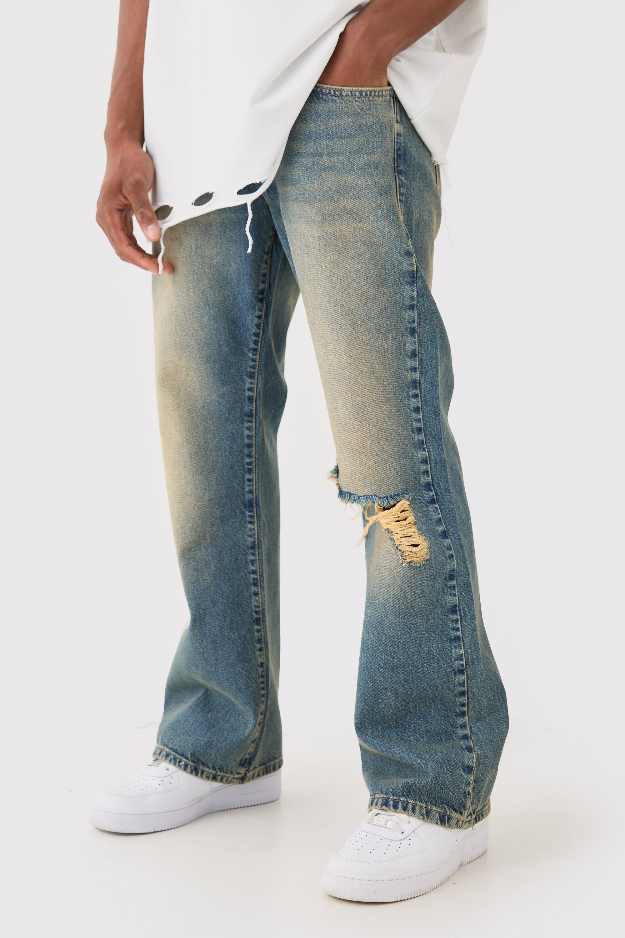 Men's Green Jeans | boohooMAN USA Men's Green Jeans | boohooMAN USA