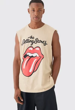 Oversized Rolling Stones License Tank Sand