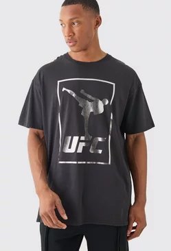 Oversized Ufc License T-shirt Black