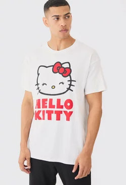Oversized Hello Kitty License T-shirt White